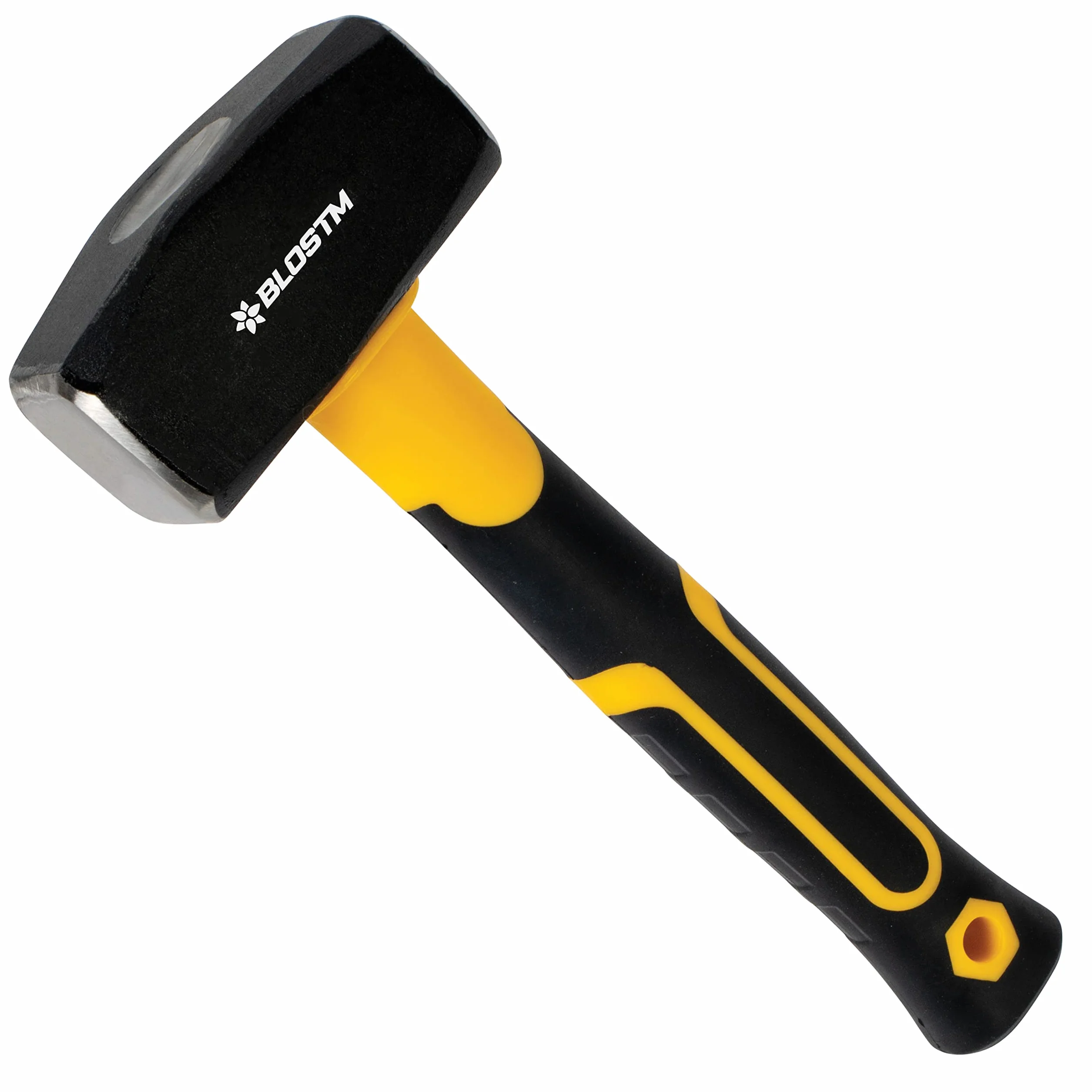 BLOSTM Młotek 1.1kg z rękojeścią z włókna szklanego - 2,5 lb odporny młotek z ergonomicznym, antypoślizgowym uchwytem - 2,5 kg / 1100g
