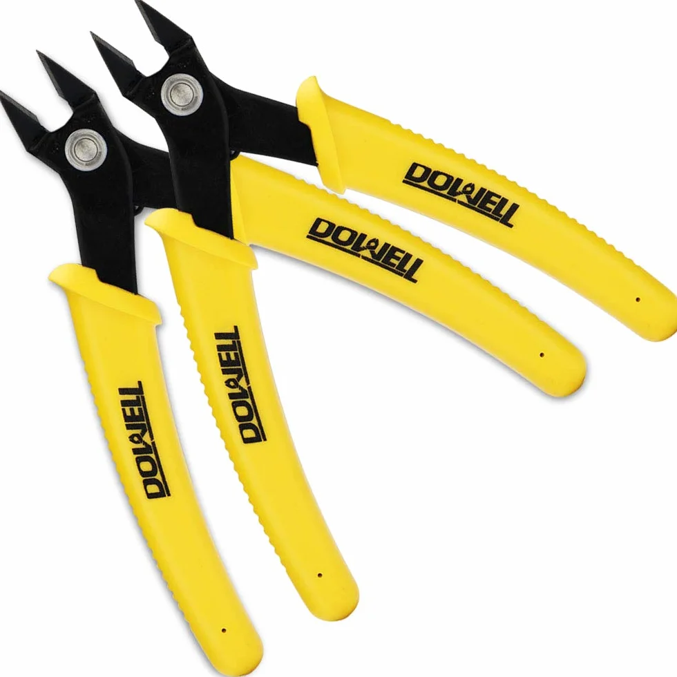 DOWELL Micro Cutter Flush Cutter Przecinak do Drutu do Cięcia Kabli Miedzianych i Aluminiowych 2 szt.