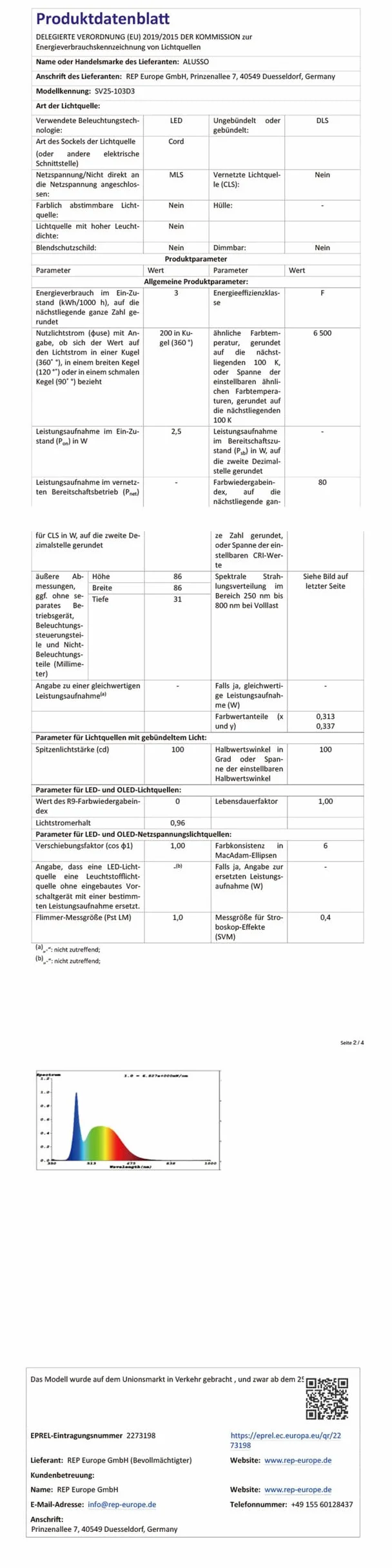 ALUSSO 6 sztuk LED oświetlenie schodowe/oświetlenie do montażu w ścianie, SN