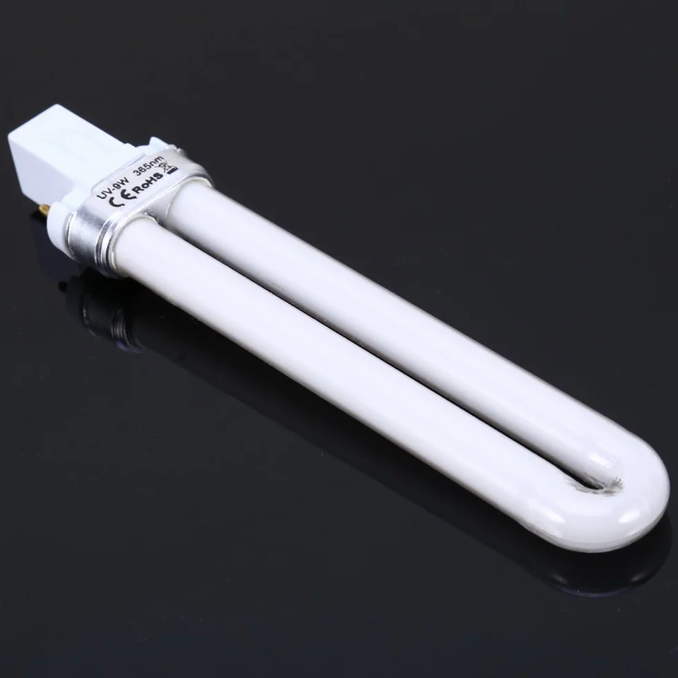 Lampy LED 9 W Zapasowa świetlówka UV Żarówki W Kształcie Litery U do Suszarki do Paznokci