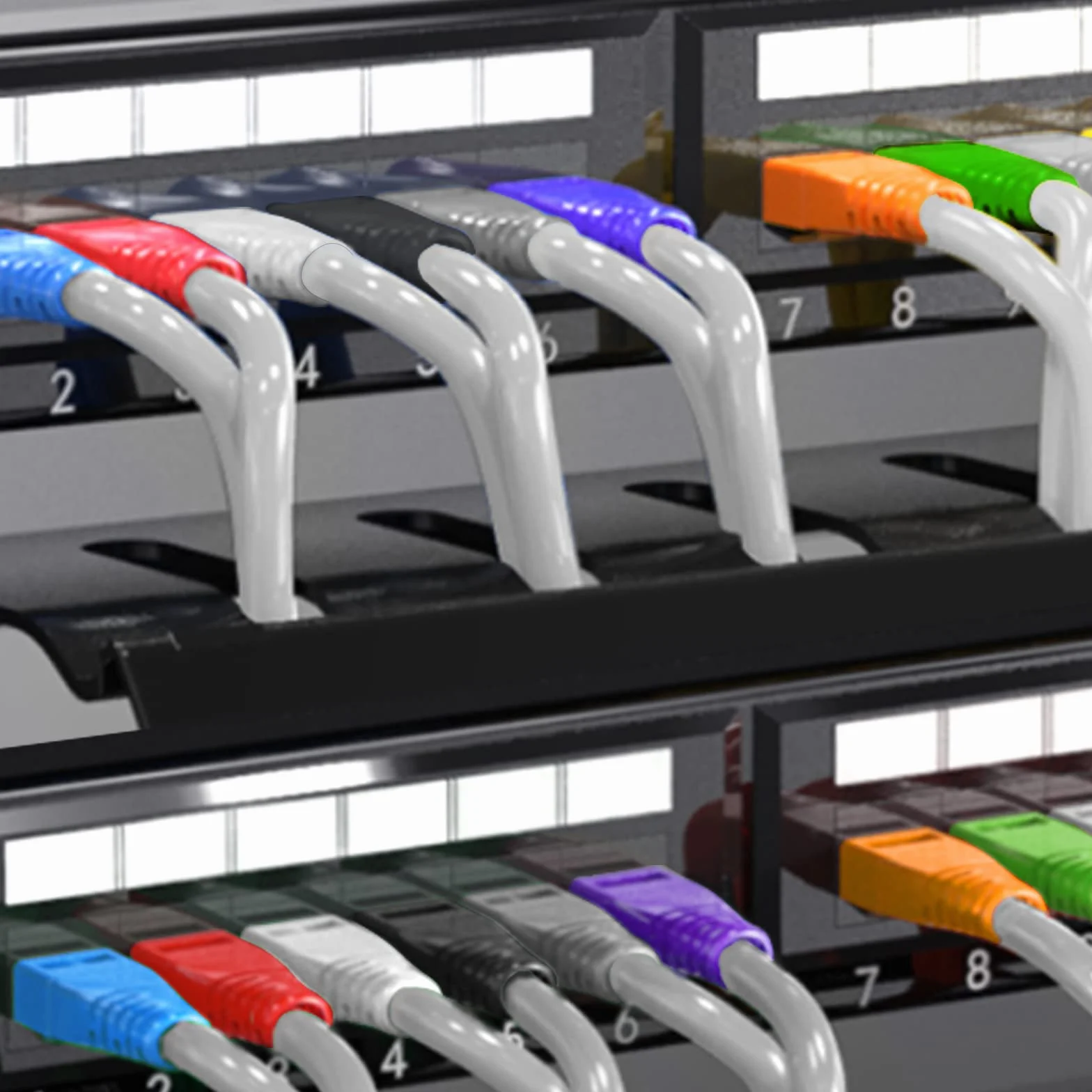 Miękkie plastikowe złącze kabla Ethernet RJ45 osłona butów odciążeniowych CAT5 CAT5E CAT6 CAT6E 100 szt. firmy Copapa (wielokolorowe)