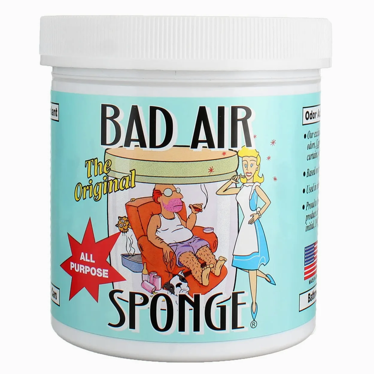 Bad Air Sponge Pochłaniający zapach powietrza, 400 ml, 2 szt