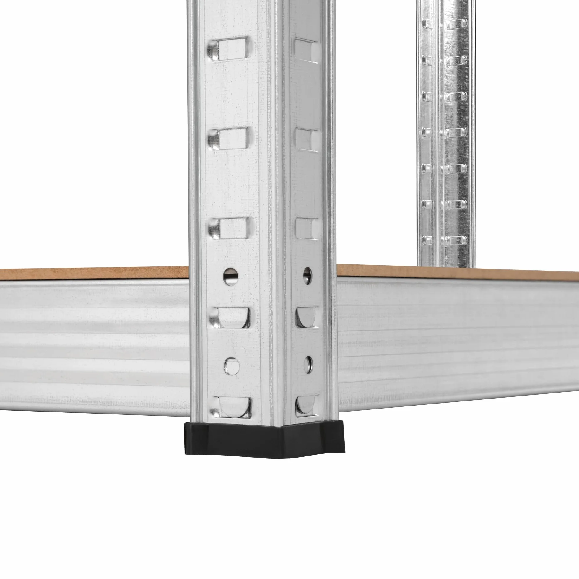 Rebel Electro Regał Metalowy Magazynowy 205x120x45 Srebrny RB-1253