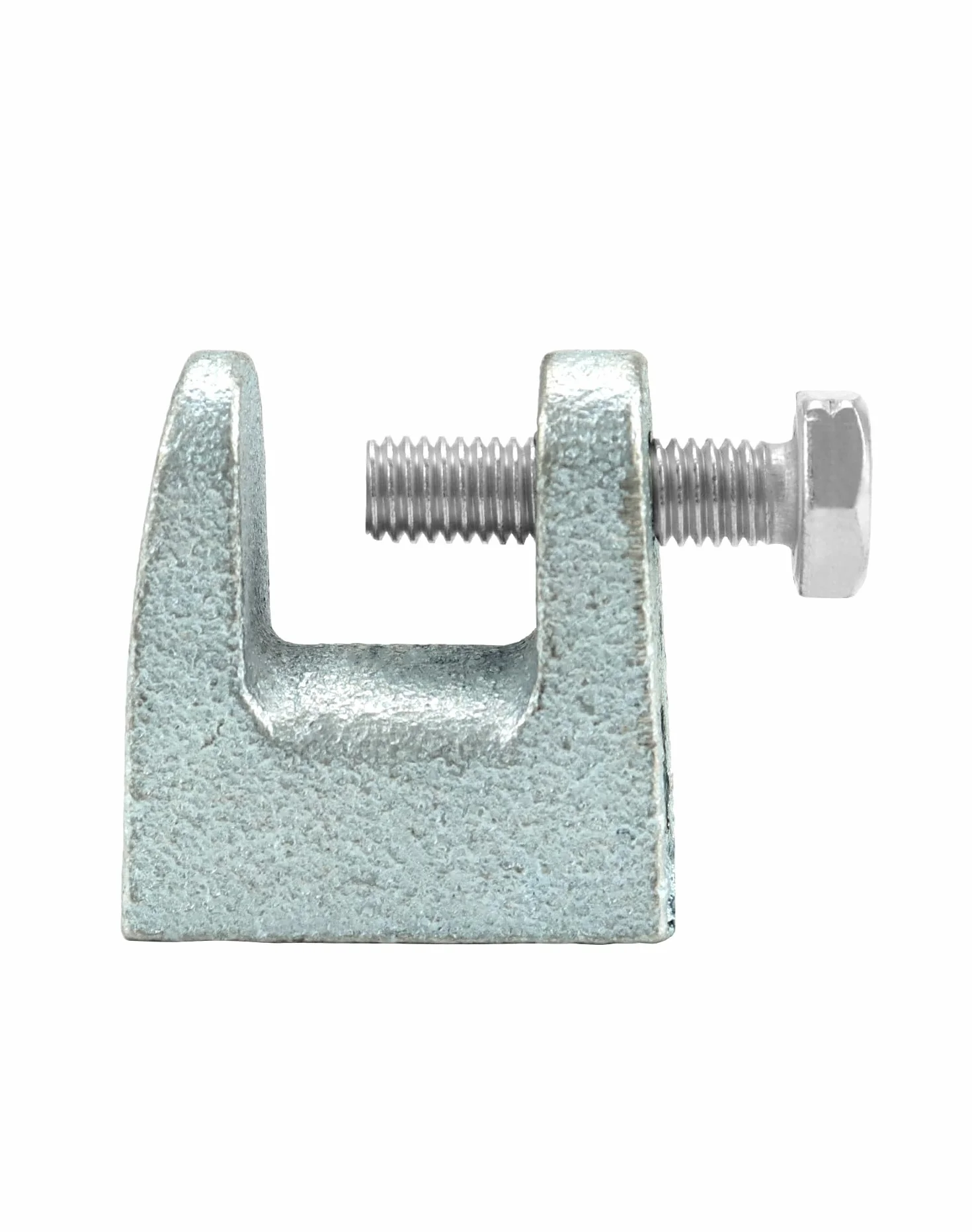 QWORK® 12 sztuk zacisk belki, zacisk na rąbek stojący, stal ocynkowana, M8 (8mm), do budowy mostów, budownictwa