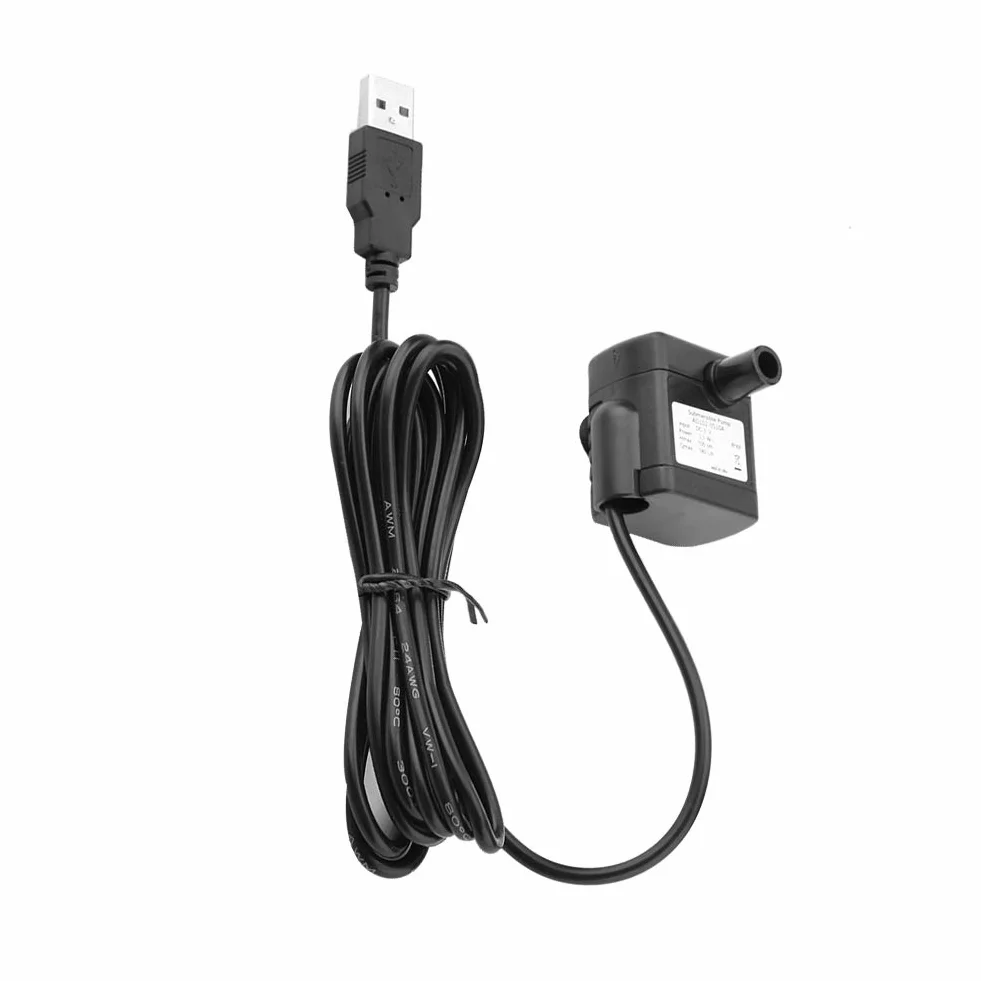 DC 5V 1,5 W USB Mini pompa bezszczotkowa pompa ultra cicha pompa obiegowa akwarium fontanna wodna strumień pompa elektryczna do akwarium akwarium