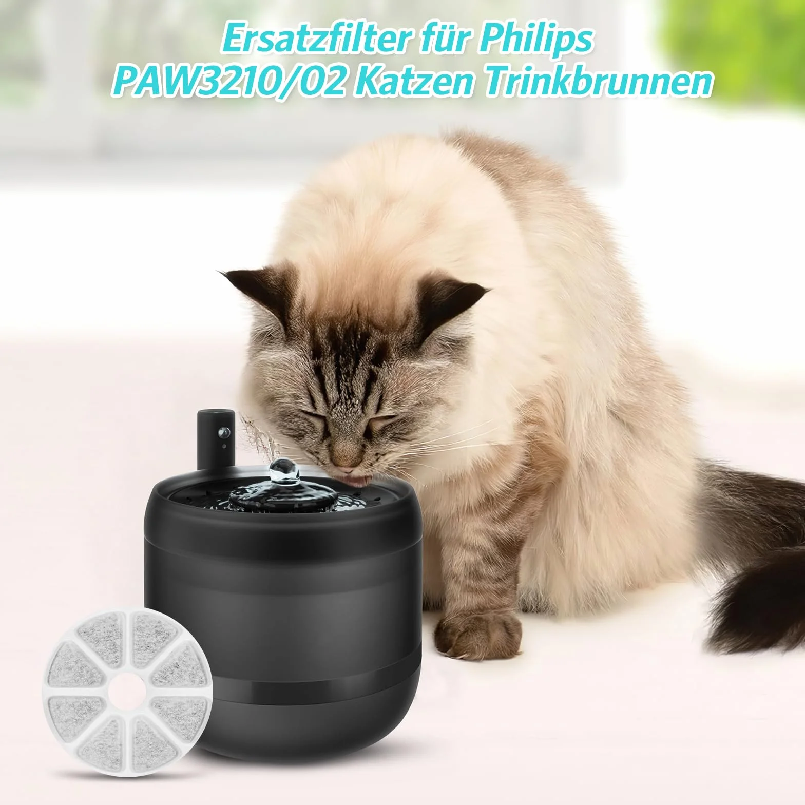 Philips PAW3210/02 filtry do fontanny węgiel aktywny 8 sztuk