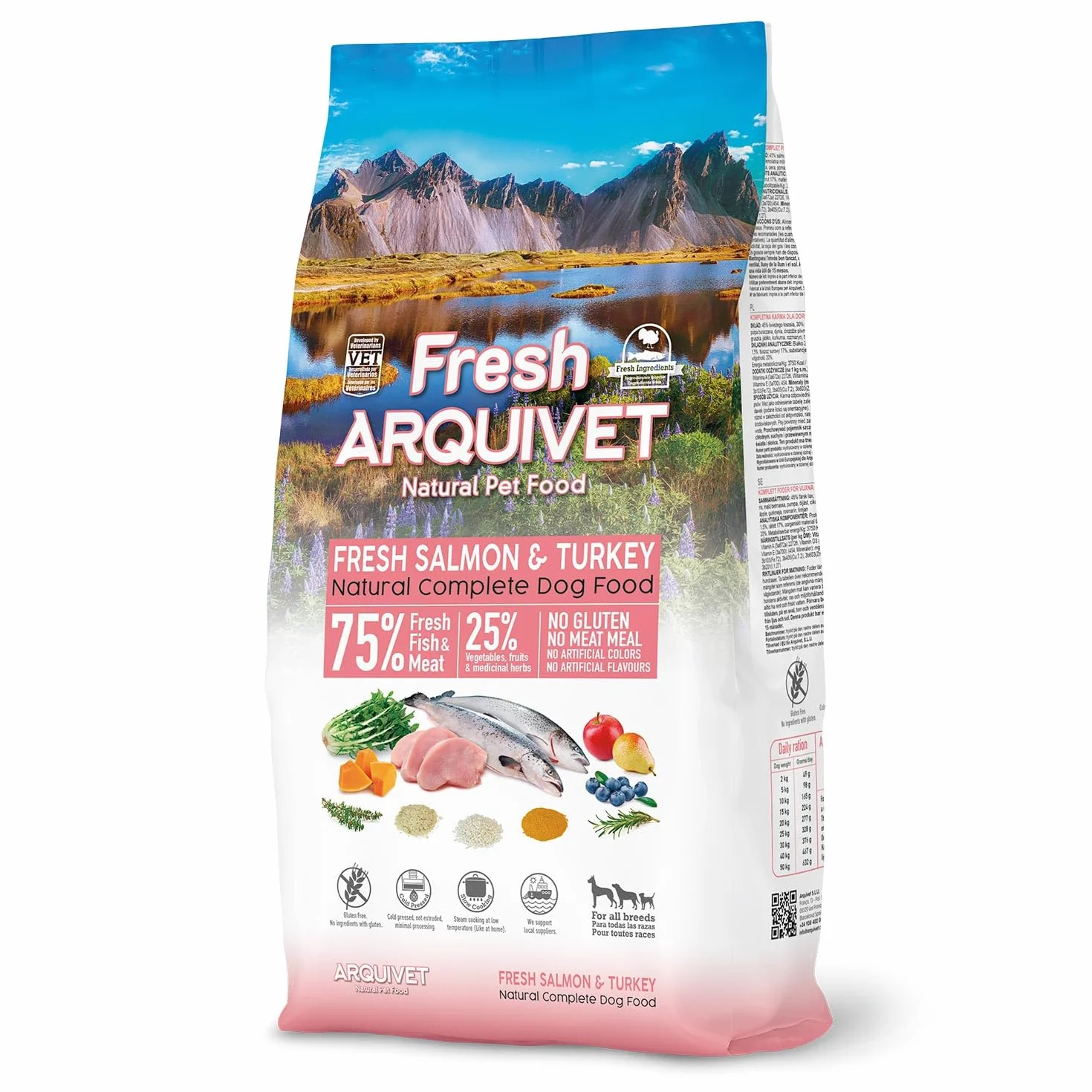 Arquivet Fresh Lachs & Türkei 10 kg karma półwilgotna z łososiem i indykiem