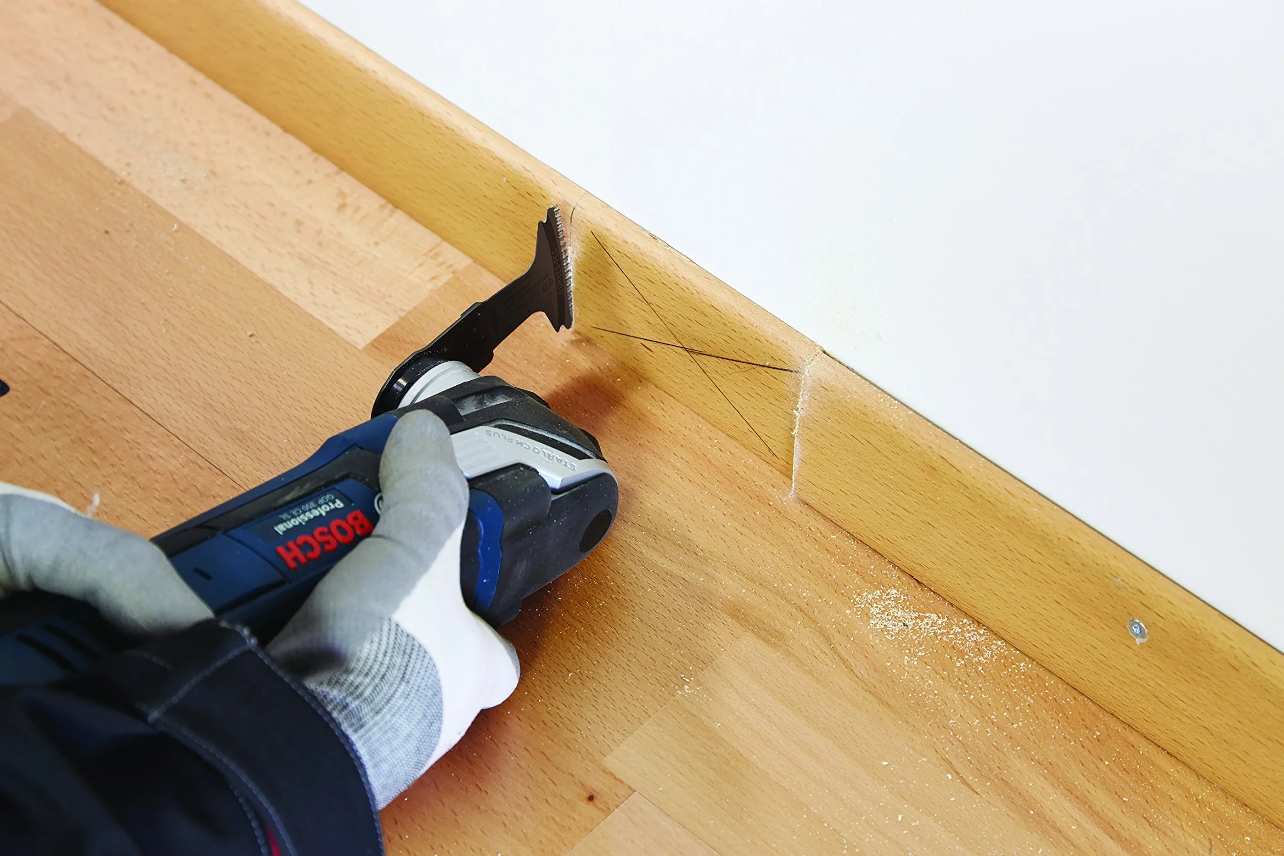 Bosch Professional Brzeszczot BIM AII 65 BSPB (do twardego drewna, 40 x 65 mm, akcesoria narzędzie wielofunkcyjne)