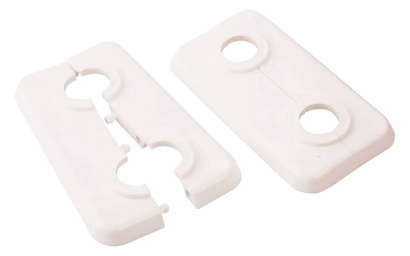 Sanitop-Wingenroth Podwójna składana proeta do rur grzewczych 15 mm 1/4" biała