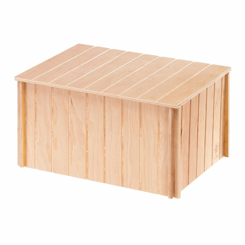 Ferplast SIN 4647 Domek dla Królików, Akcesoria do Klatek z Płaskim Dachem i Otworami Wentylacyjnymi, Zestaw Montażowy, 37 x 27,7 x wys. 20 cm