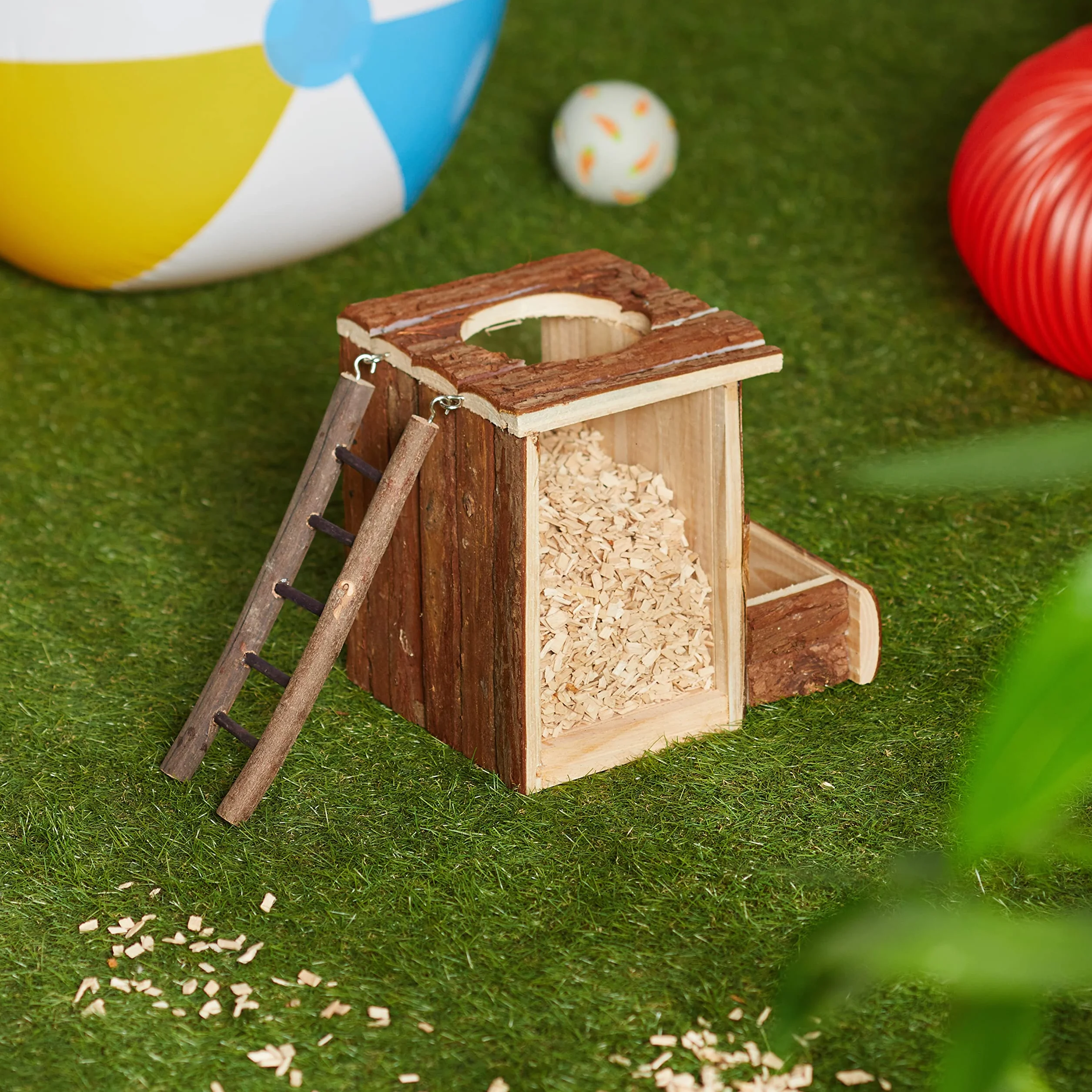 Trixie Natural Living Play and Burrow Tower, 20 × 20 × 16 cm