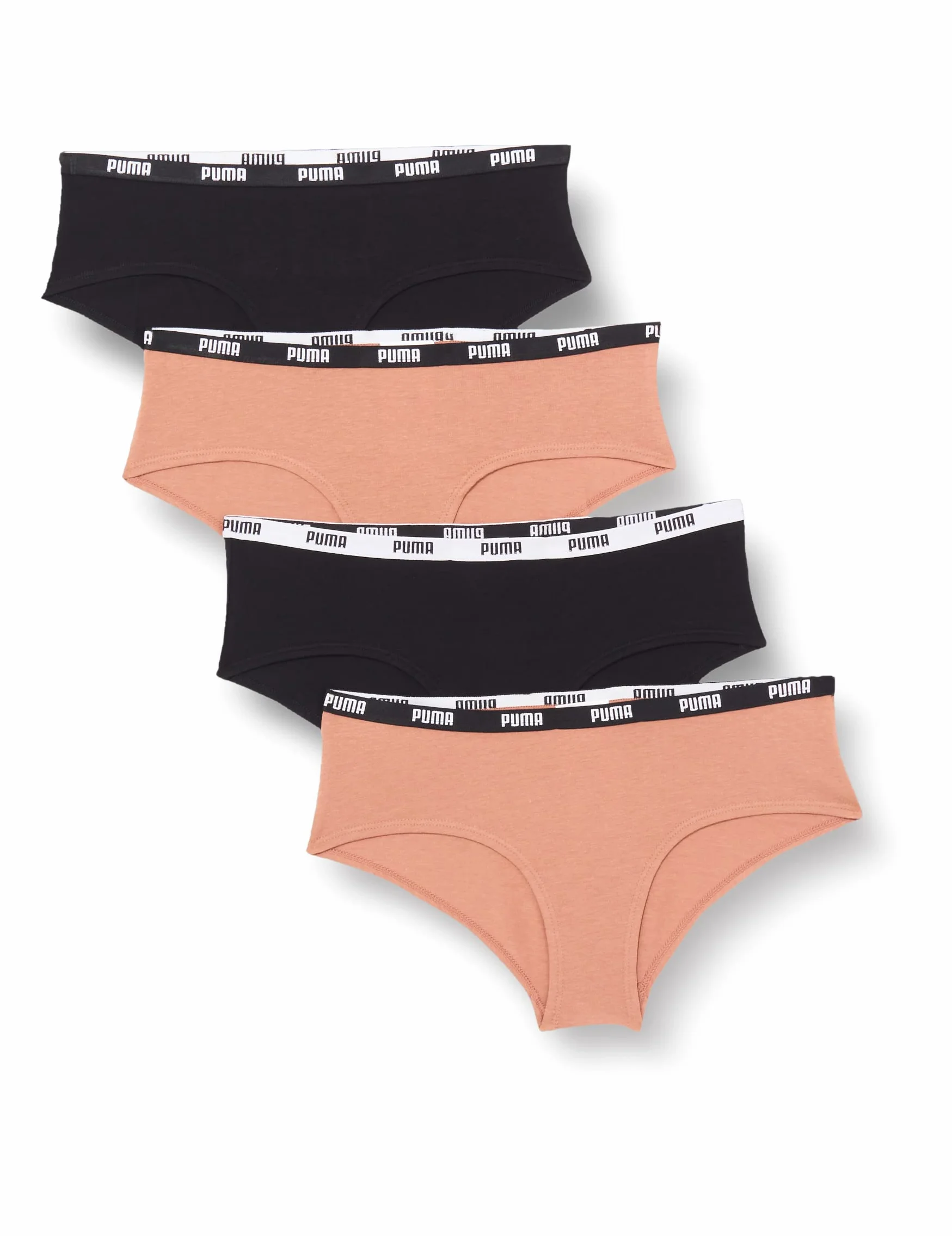 PUMA Underwear Kobiety Puma Damskie Hipsterki, 4 Sztuki
