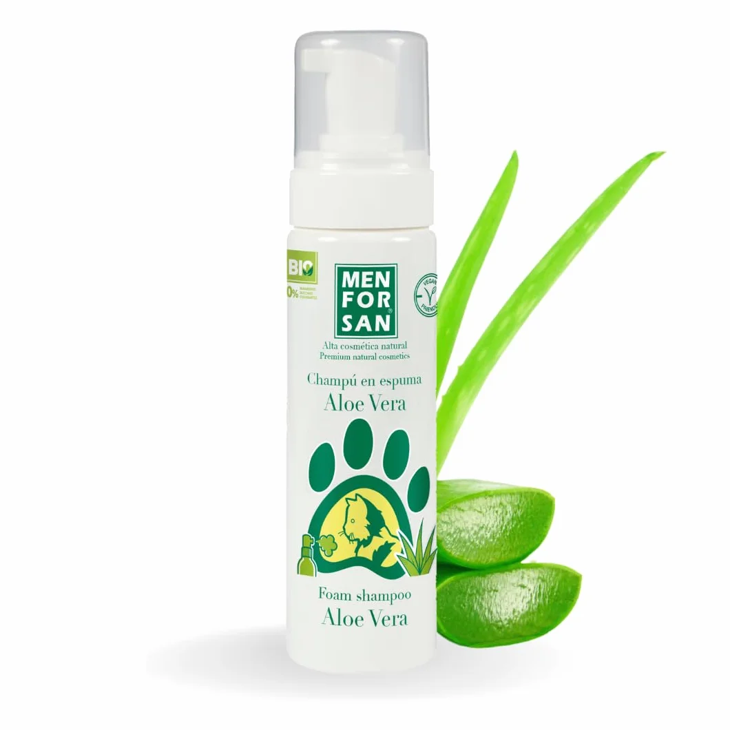 MENFORSAN Aloe Vera Szampon w piance dla kotów, 200ml