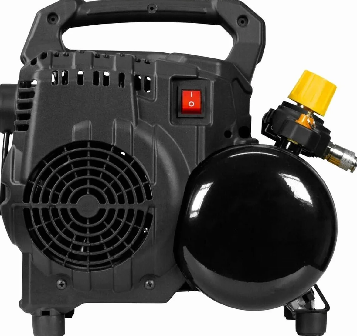 Stanley Fatmax Kompressor DST 101/8/6 FMXCM00 - Kompresor powietrza 8 bara - Cichy kompresor powietrza 59dB - Pojemność zbiornika 6 litrów - Kompresor zasilany akumulatorem 1450 obr./min