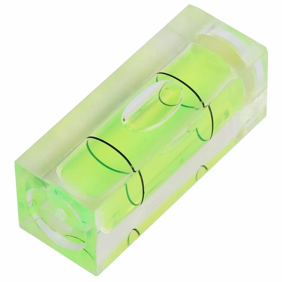 Mini poziomica kwadratowa 15×15×40 mm Bubble Spirit Level precyzyjna do aparatu kempingu