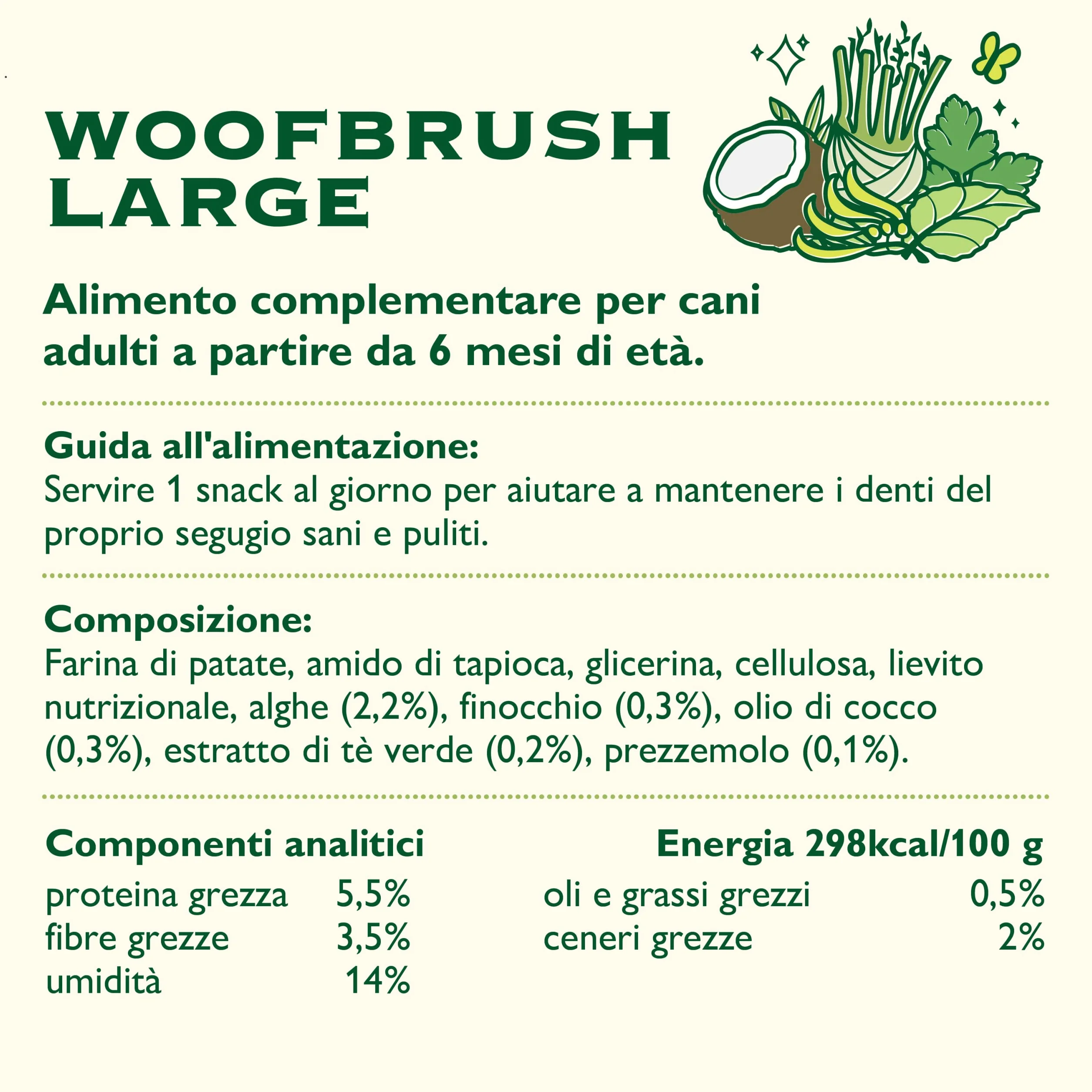 Lily'S Kitchen Woofbrush Żwacz dla Psa, Warzywa, 7 x 47 g