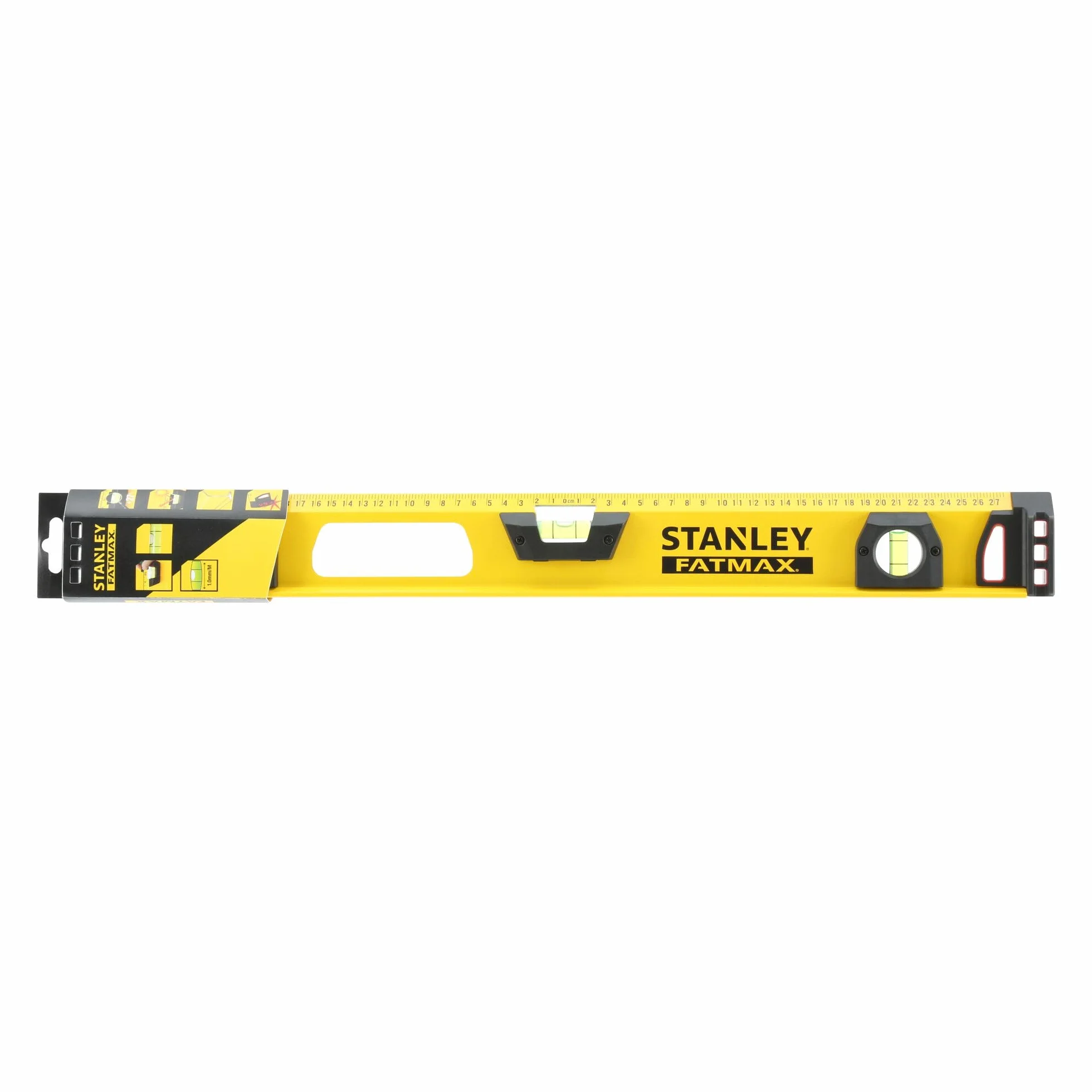 STANLEY Wytrzymały Nivel cuerpo perfilado FatMax 60 cm dla profesjonalistów i majsterkowiczów do codziennego użytku 60 cm