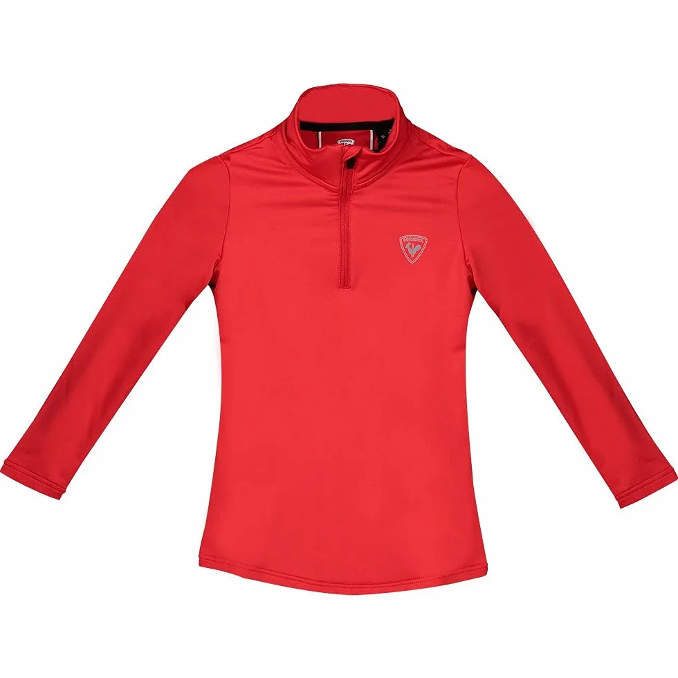 Rossignol Boy 1/2 Zip ciepła podszewka polarowa dla dzieci, sport czerwony, 10 lat
