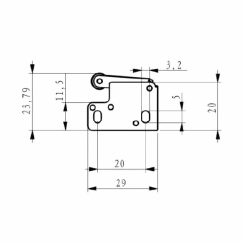 4 szt. Mechanizm otwierania push pull dla włazów inspekcyjnych - nowy model mini Latch L001C