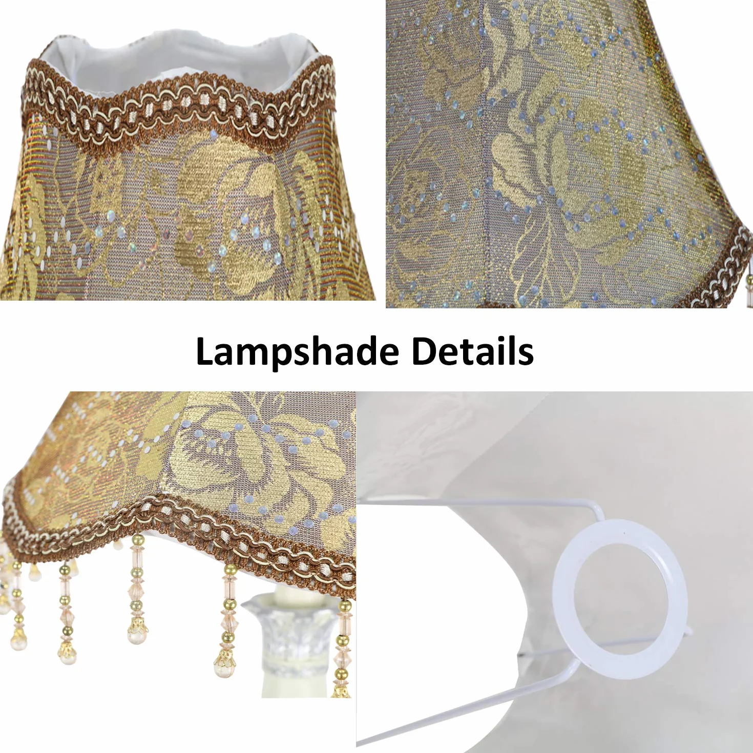 Retro Palace Klosz do Lampy Wiszącej Ręcznie Robione Lampy Stojące UNO, Lampy Podłogowe, Kinkiety, Odpowiedni dla Lamp E14/E27 13x25x20cm Brązowy