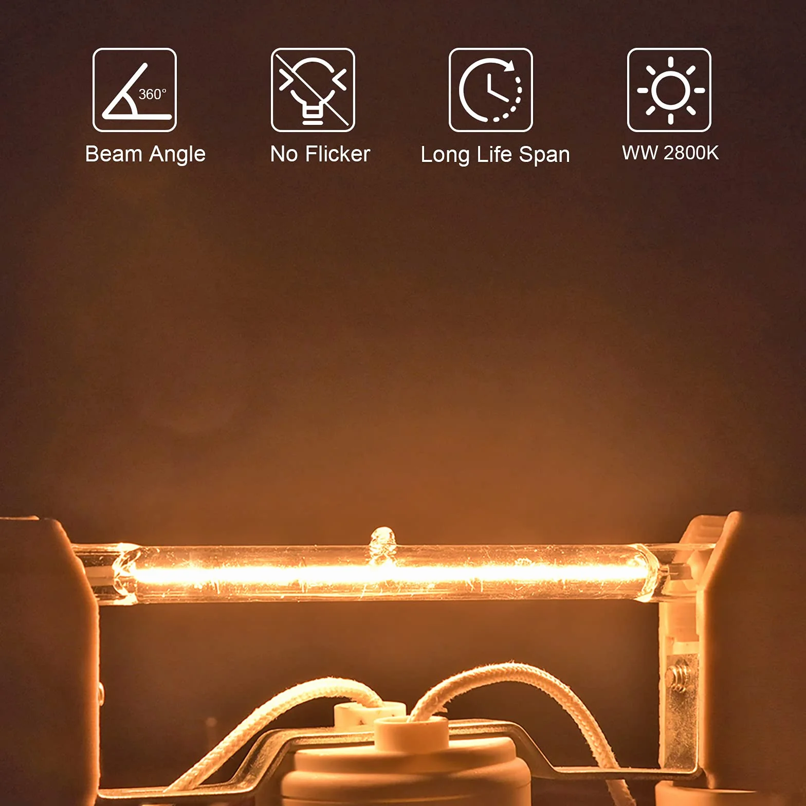 Klarlight R7s żarówka halogenowa 500W 118mm J118 11000 lumenów