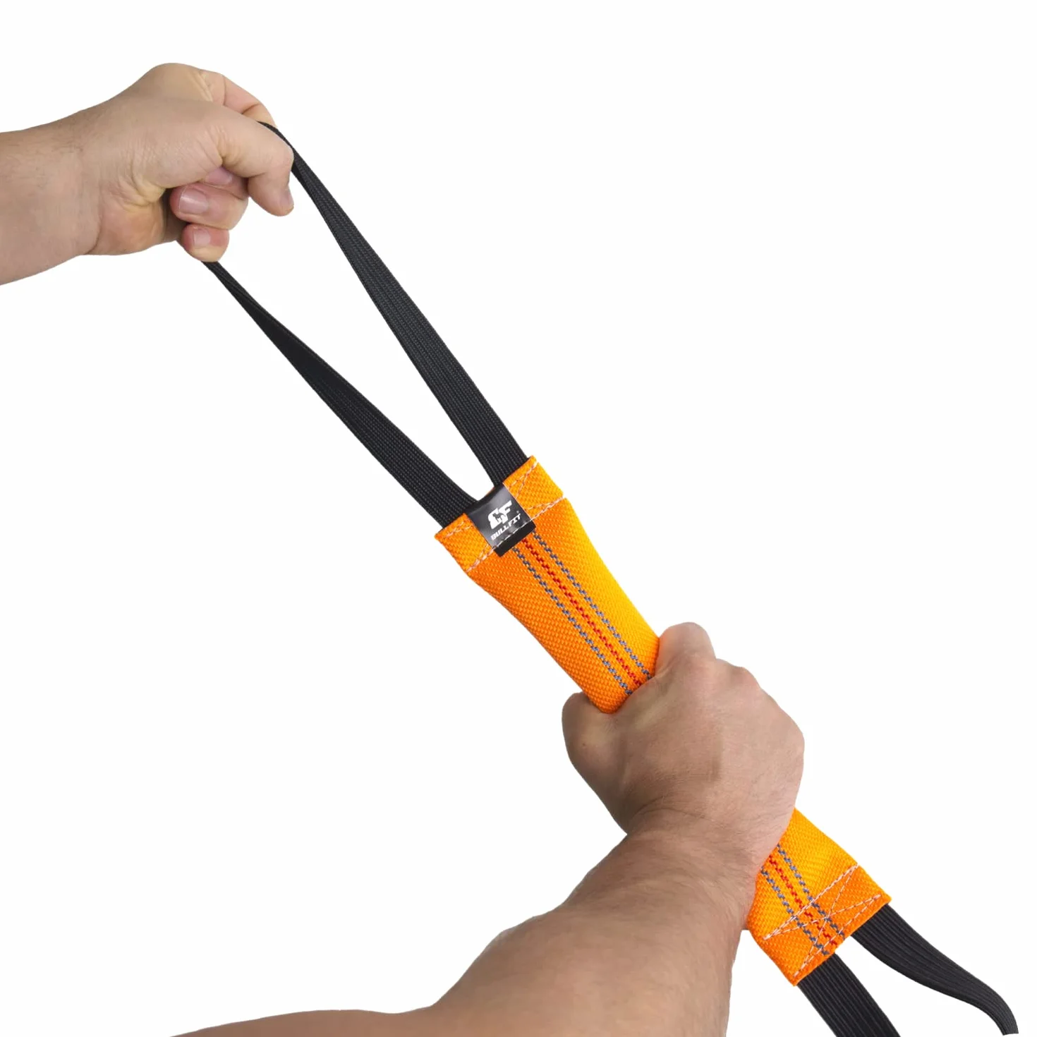 Bull Fit bungee Szarpak dla psa 30 cm, z dwiema rączkami - Bardzo wytrzymała zabawka dla psów do treningu obronnego i kynologii sportowej - Mocny Szarpak wąż strażacki, Aport Dummy pływający