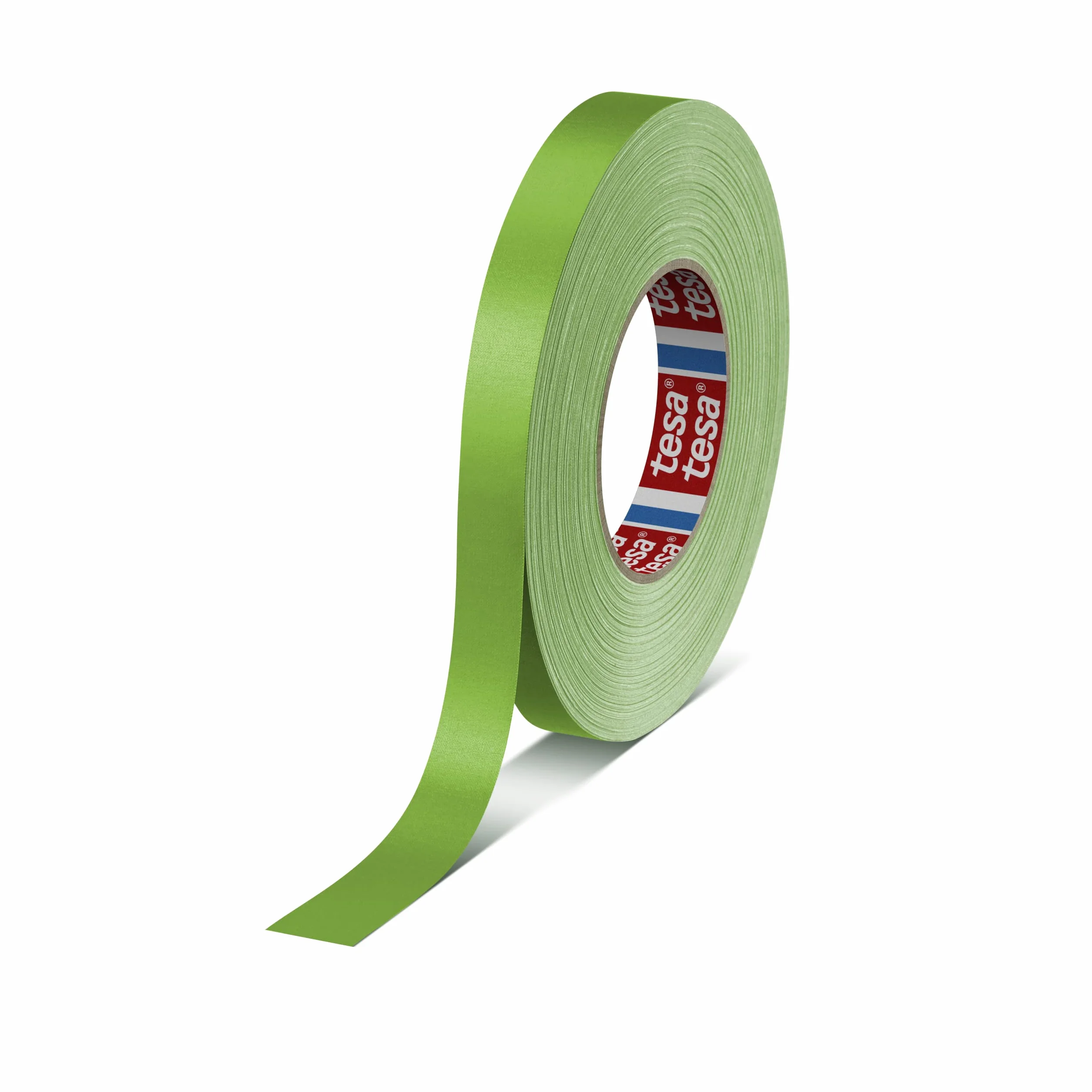 tesa Taśma 4651 Premium wydajna taśma tkaninowa różne szerokości i kolory (19 mm x 50 m, zielona)