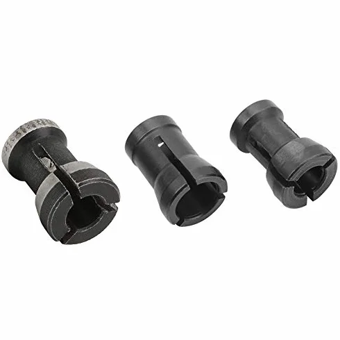 3 sztuki 6/6,35 / 8mm uchwyt zaciskowy, adapter do routera uchwyt zaciskowy narzędzie do konwersji tulei zaciskowej do obróbki drewna uchwyt frezarski uchwyt do grawerowania