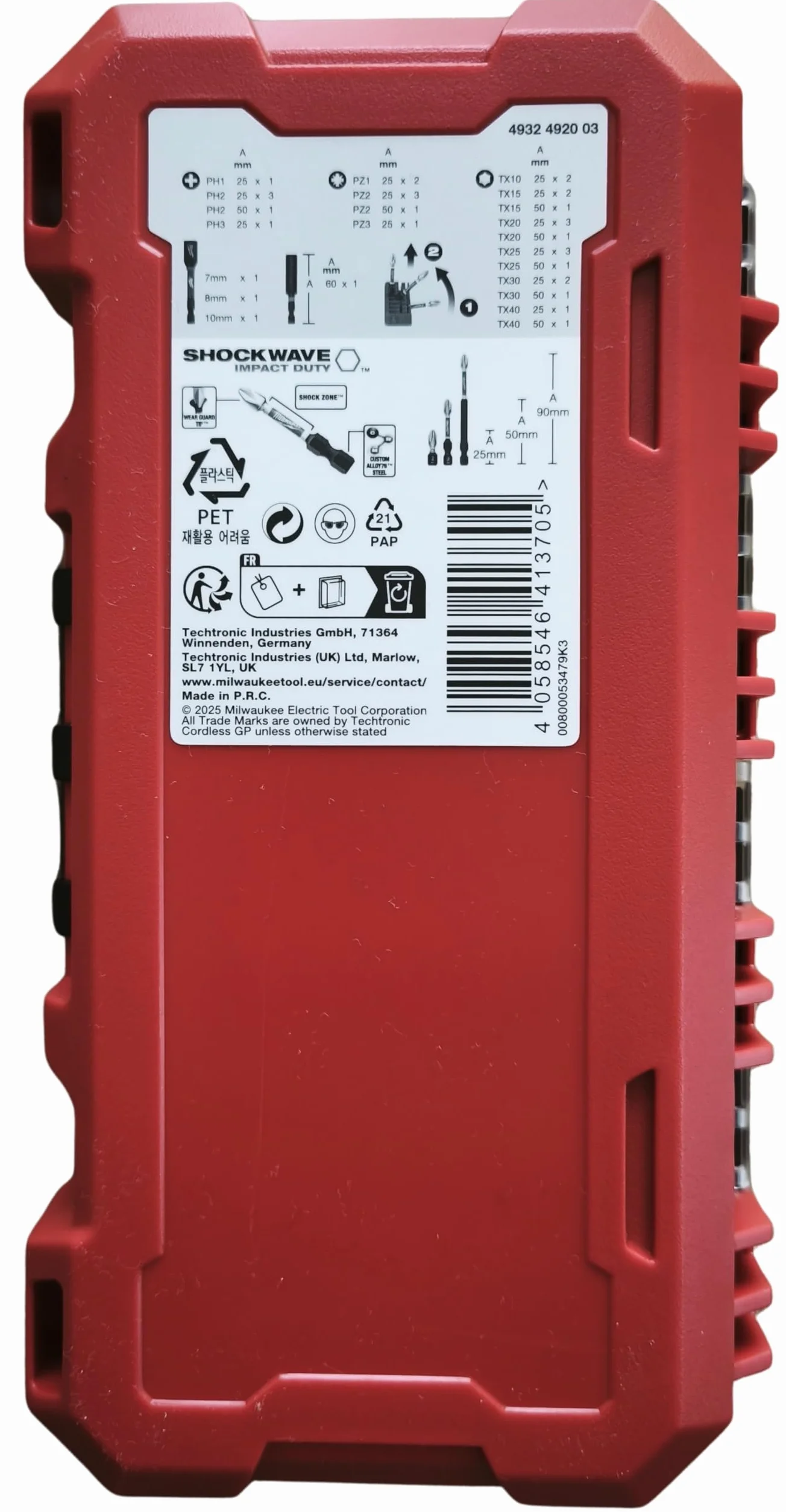 Milwaukee Shockwave Impact DUTY zestaw bitów (35 szt.)