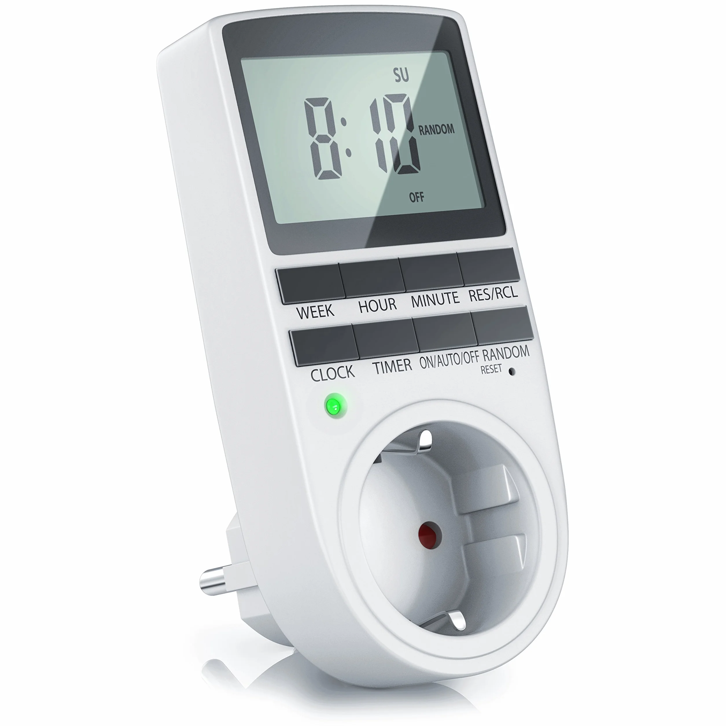 CSL Cyfrowy Timer Sterujący z Wyświetlaczem LCD o Przekątnej 2,1 Cala