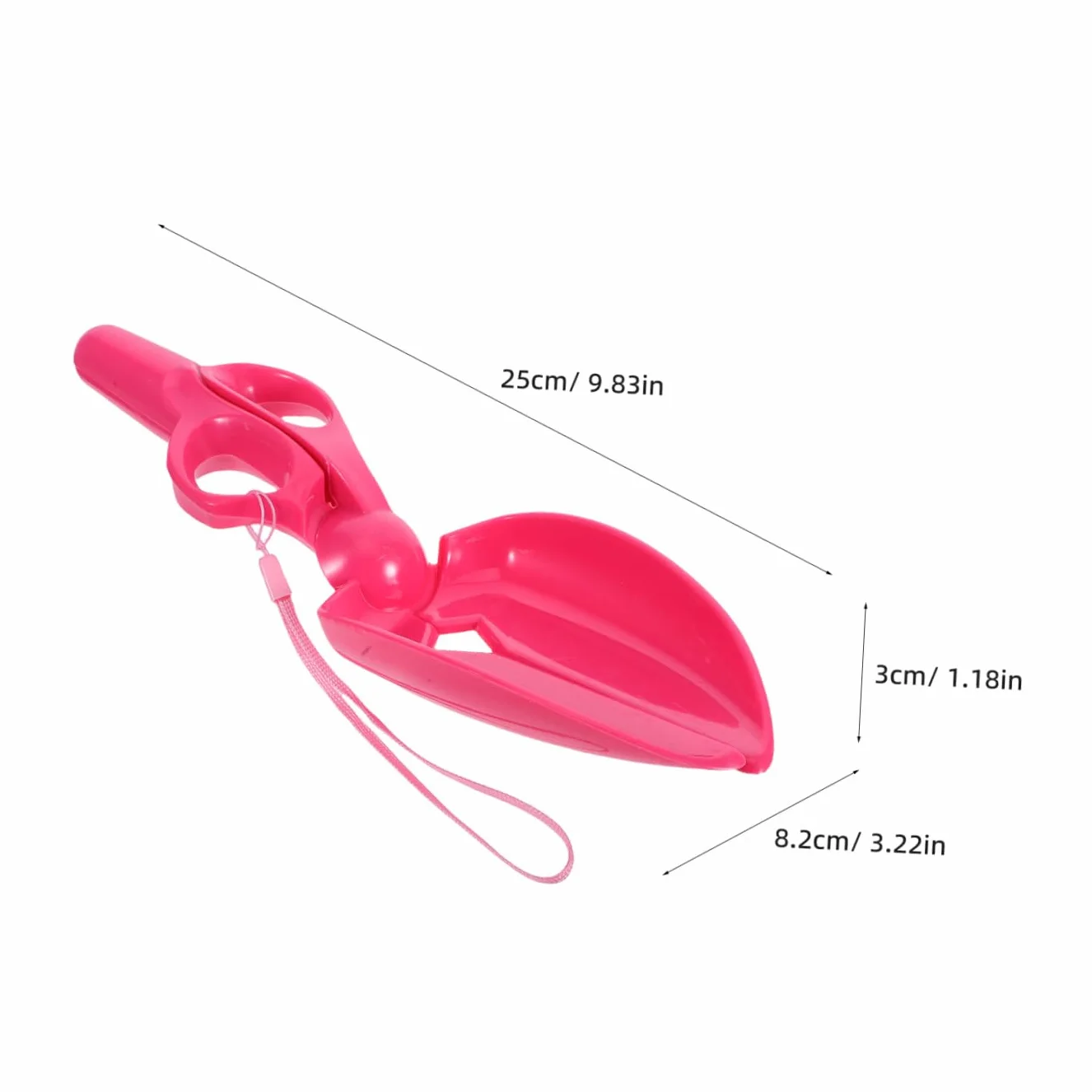 Plastikowy Scissor Type Poop Scooper Dla Dużych Psów Ergonomicznym Uchwytem