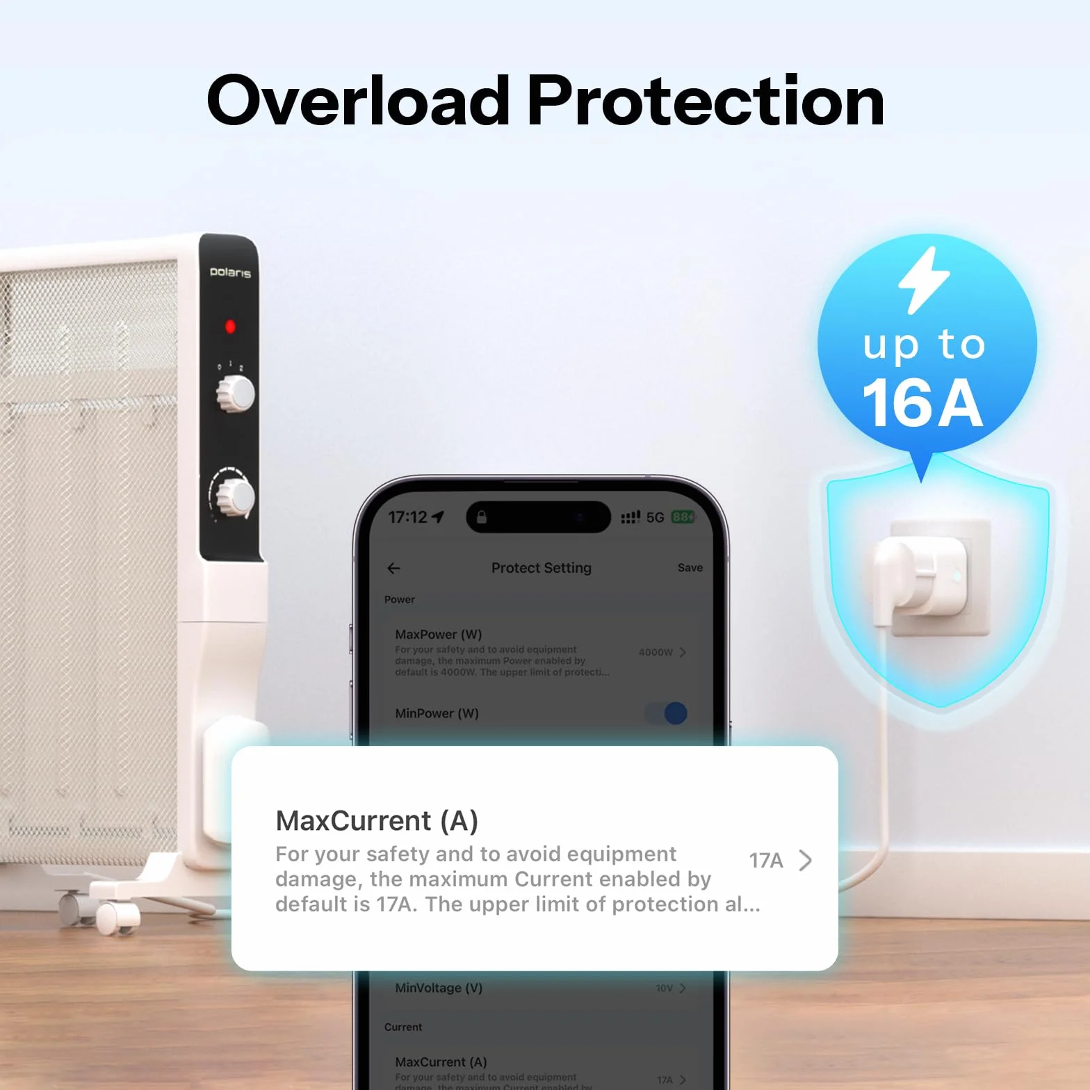 SONOFF S61s Inteligentne Gniazdko WiFi 16A/3840W – Zdalne Sterowanie & Sterowanie Głosem, Monitor Energii, Timer, Matter-kompatybilne z Alexa, Google i Apple Home