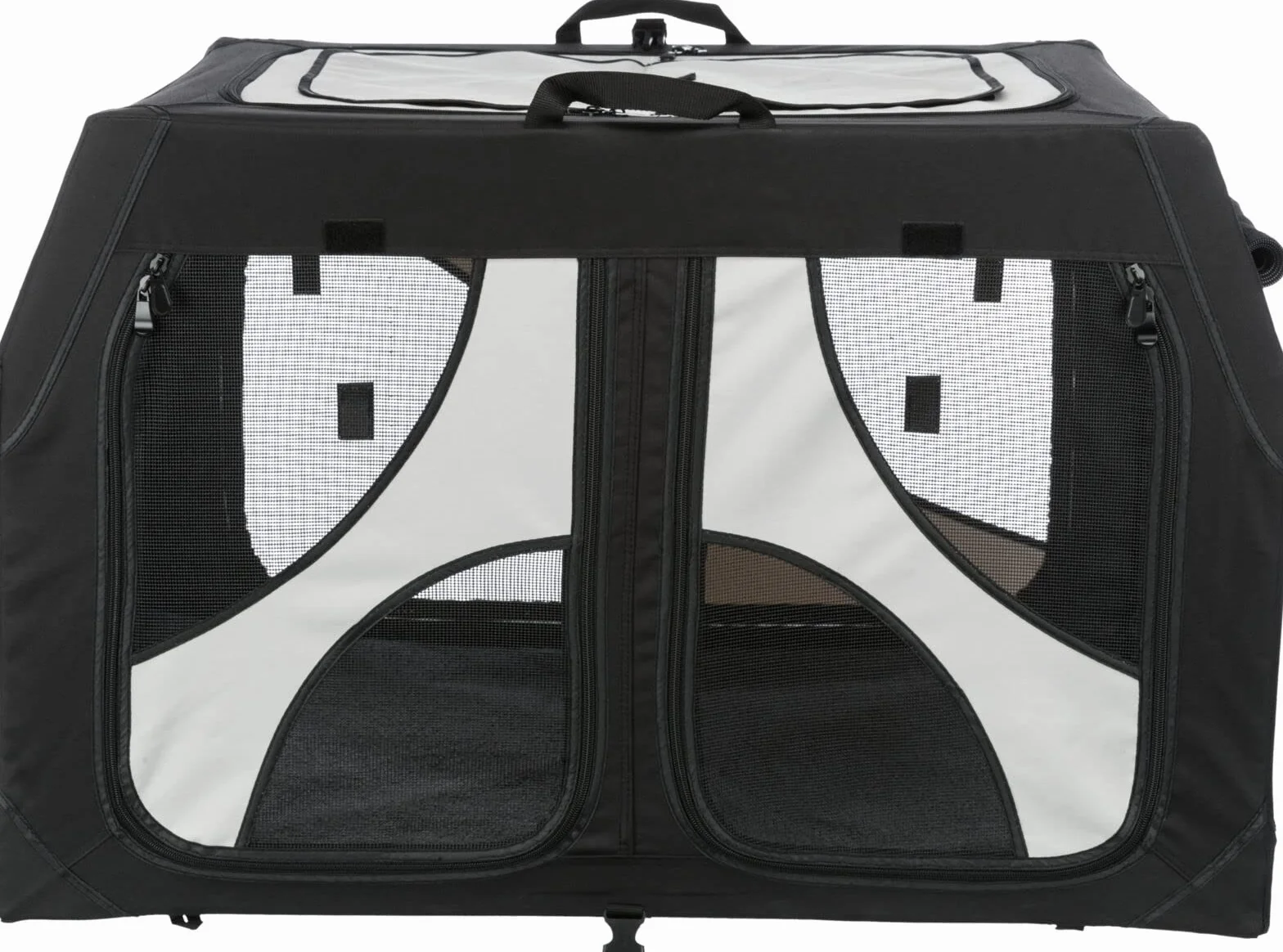 Trixie Vario Double Tour skrzynka transportowa, 95 x 69 x 61 cm, 57 cm, czarna/szara