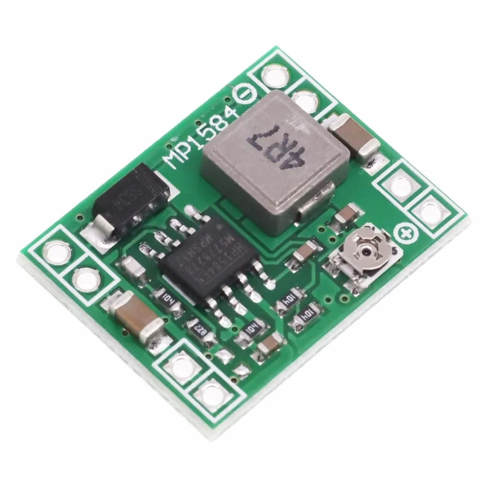 DollaTek MP1584EN DC-DC Buck Converter Regulowany 3A 24V na 12V 5V 9V 3V dla Arduino