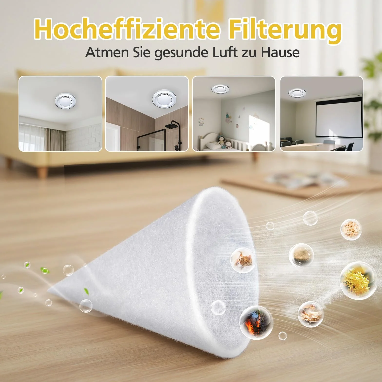 Filtr stożkowy DN 125 G4 zamiennik Zehnder Maico Pluggit Helios 125 mm 180 mm