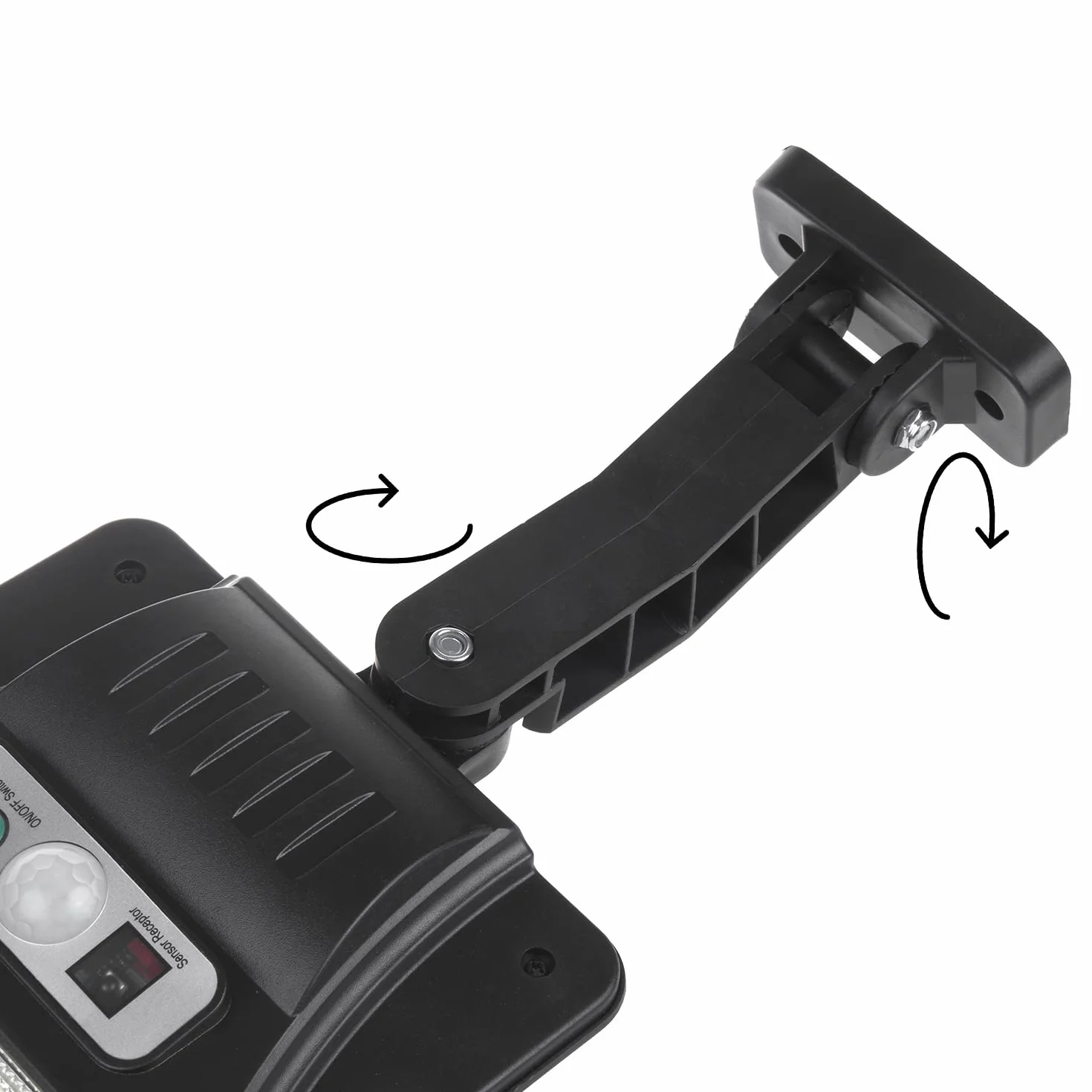 Maclean MCE446 Solarna Lampa Uliczna LED z Czujnikiem Ruchu i Pilotem IP54, 4W, 400lm, 6500K, Li-ion 1200 mAh, 3 Tryby Pracy