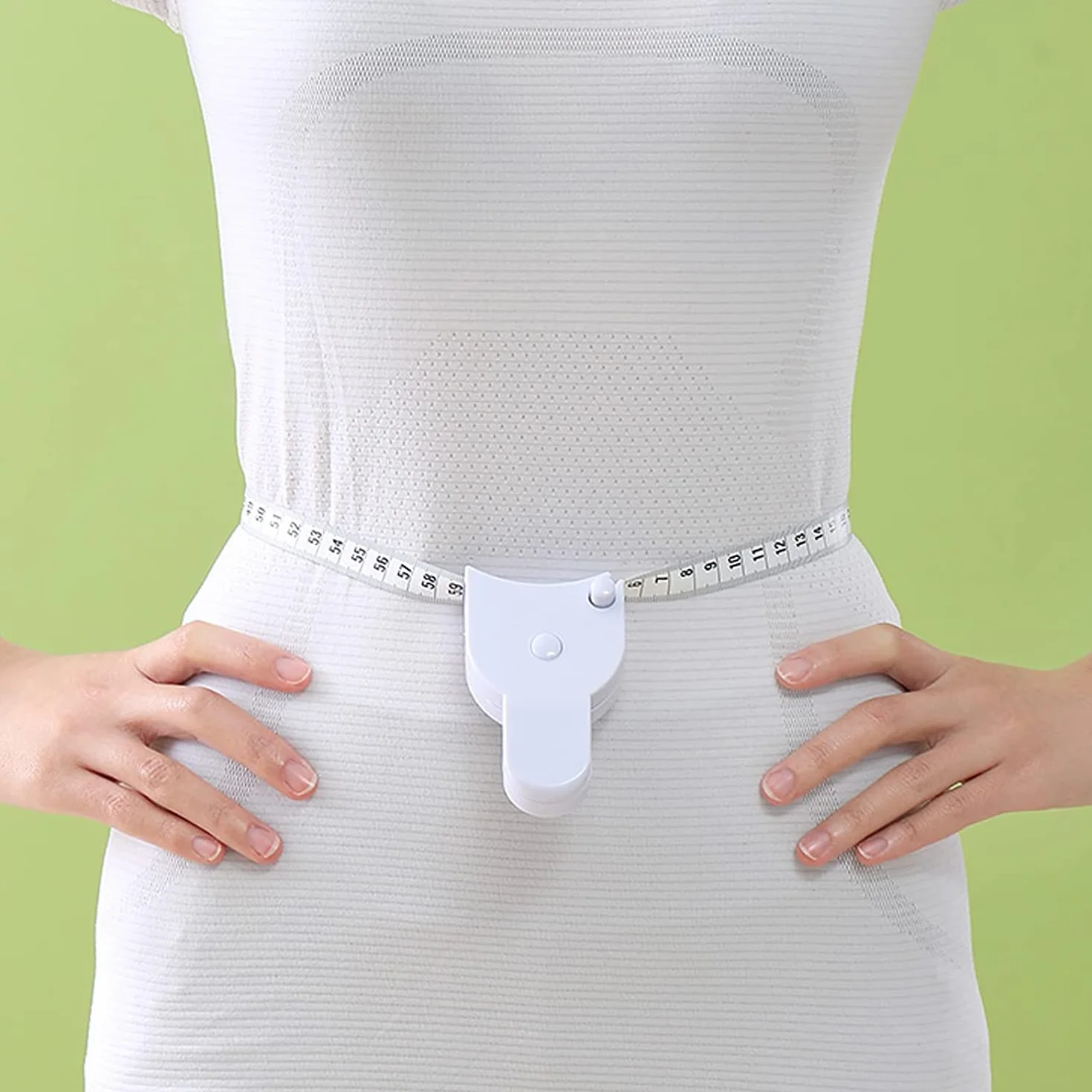 Taśma miernicza do ciała 150 cm automatycznie zwijana dwustronna miękka