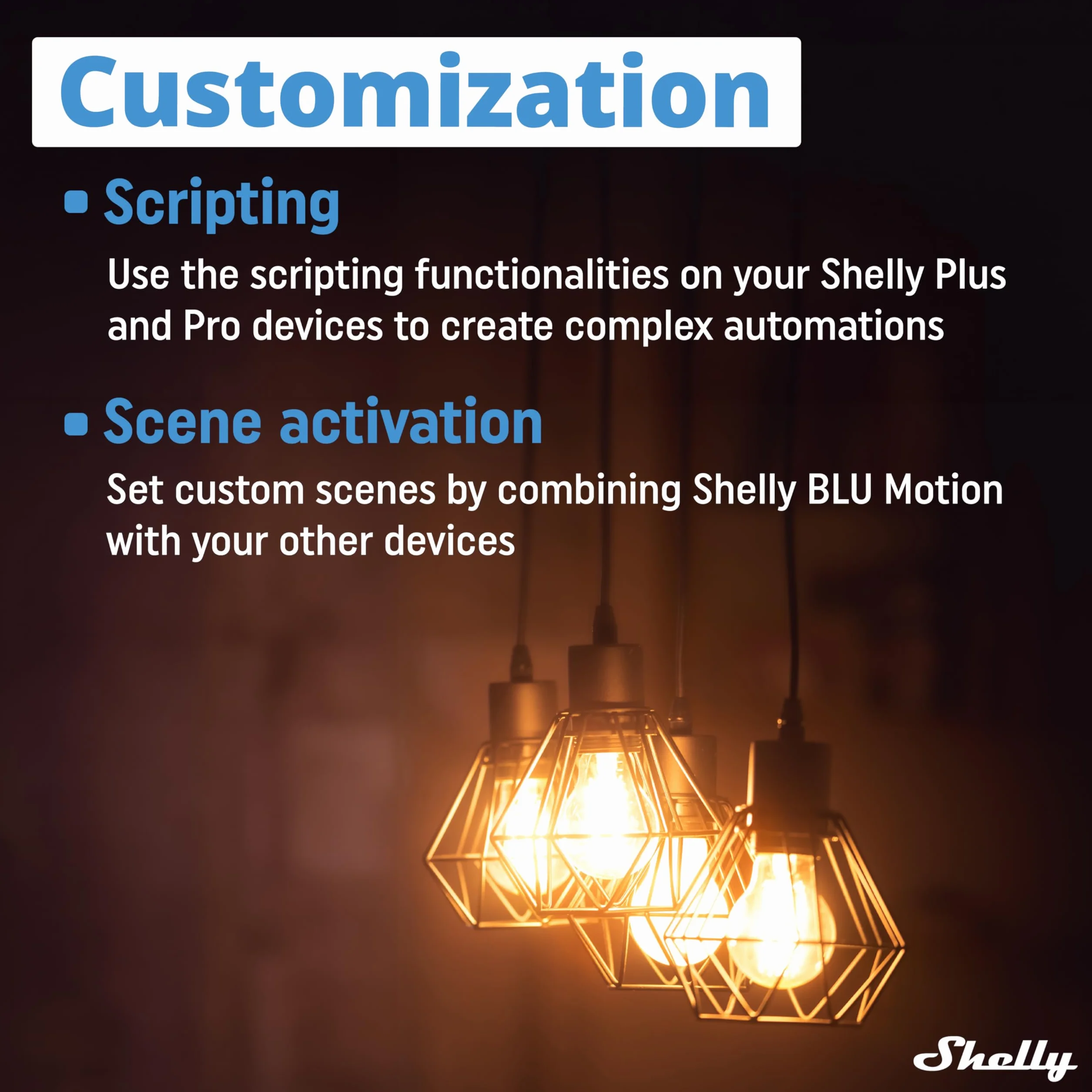 Shelly Blu Motion -Bluetooth Czujnik Ruchu i Jasności,Automatyka Domowa,Wymagana Bramka Bluetooth,Kompatybilny z Alexa i Google,Aplikacja iOS i Android,Aktywacja Scen,Zasięg do 9 Metrów