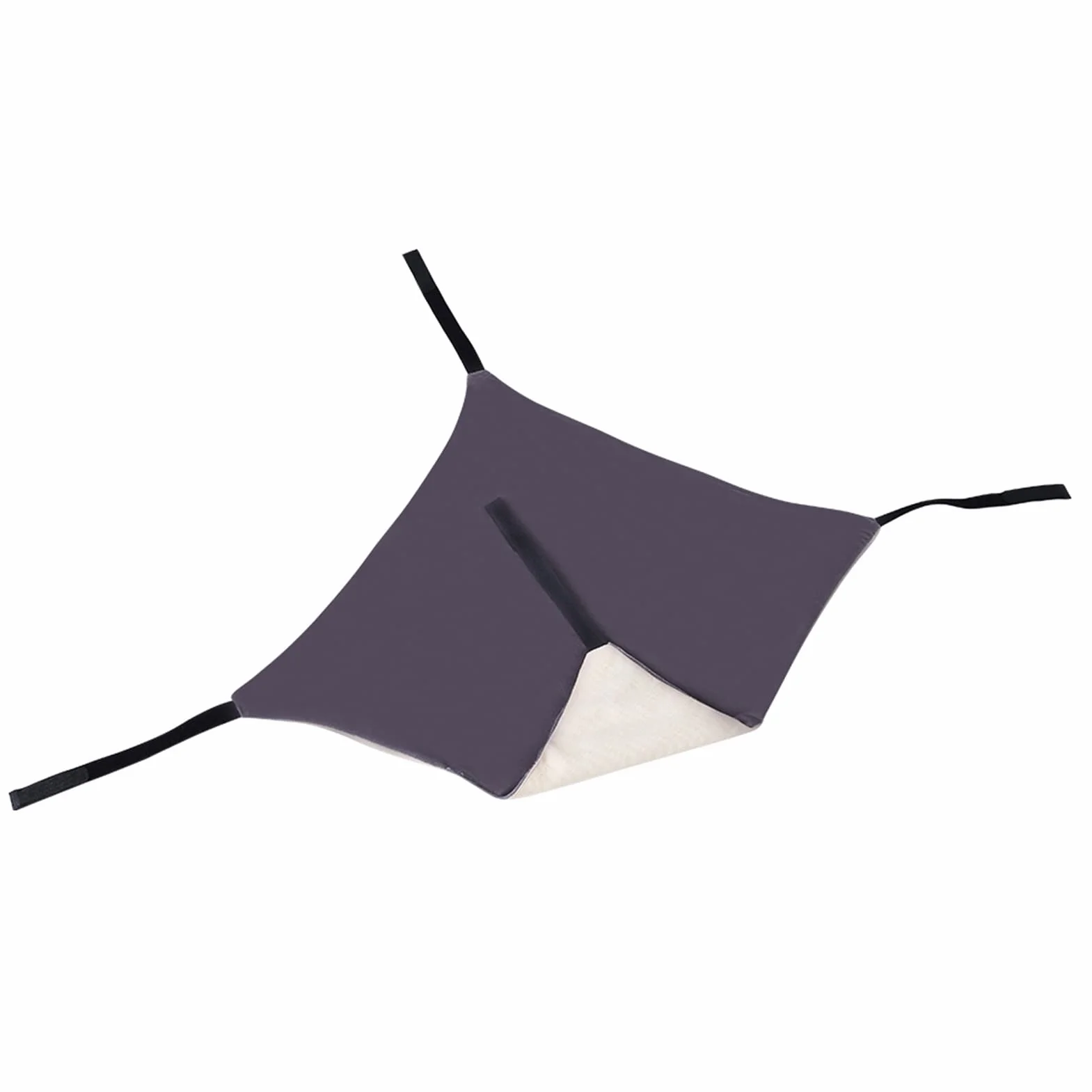 TOPINCN Hamak dla kota miękki pod krzesło wiszące hamaki 2 w 1 dwustronny lato zima małe zwierzęta szczeniak chomik łóżko lounge (L-beżowy szary)