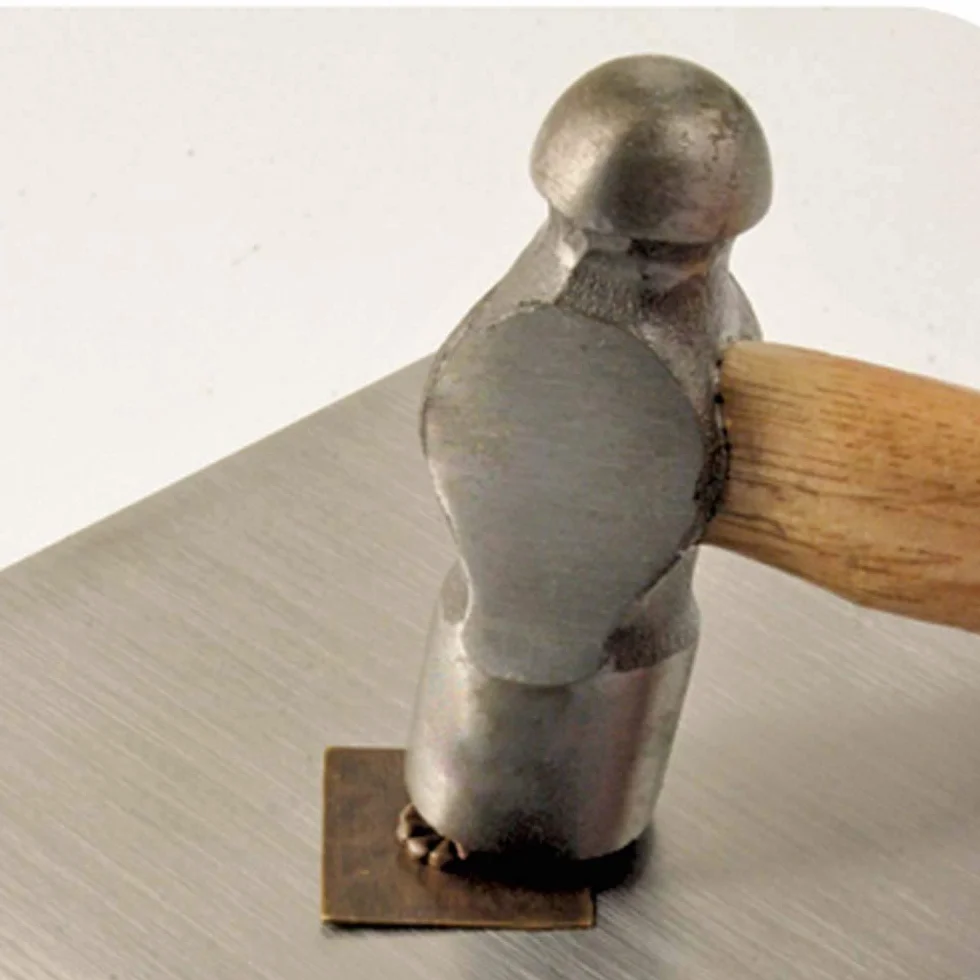 The Beadsmith Vintaj młotek kulowy, 23 cm, 61 mm stalowa głowica i drewniany uchwyt, narzędzie do produkcji biżuterii 113 ml