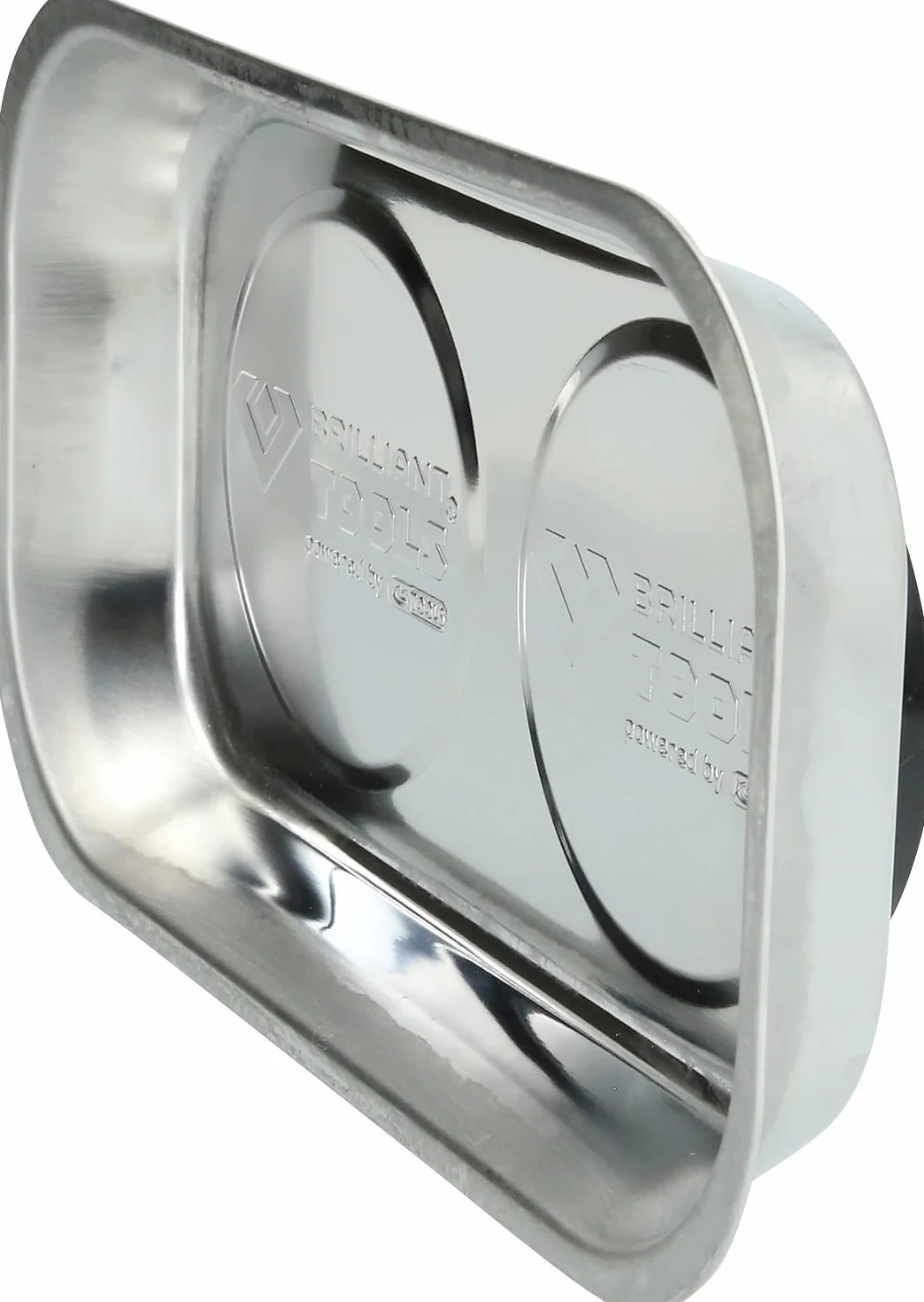 BRILLIANT TOOLS BT691165 Taca / miska magnetyczna ze stali nierdzewnej, 140 x 240 mm [Powered by KS TOOLS]