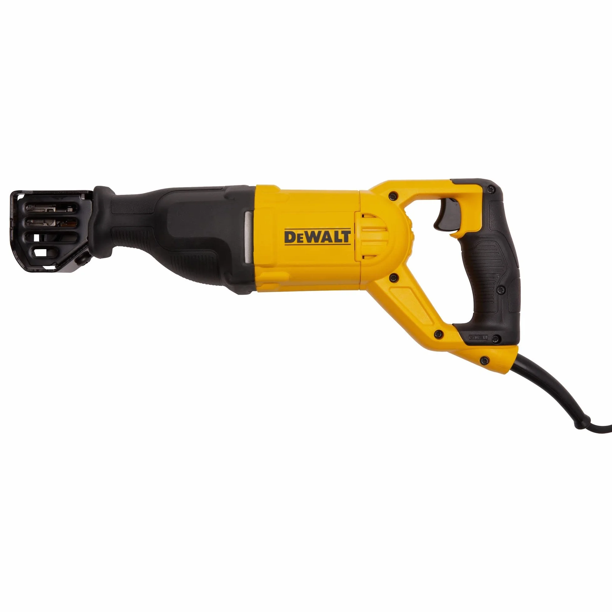 DEWALT Piła szablasta 1100 W (długość skoku 29 mm, maks. wydajność cięcia (drewno) 280 mm, w zestawie walizka transportowa), DWE305PK