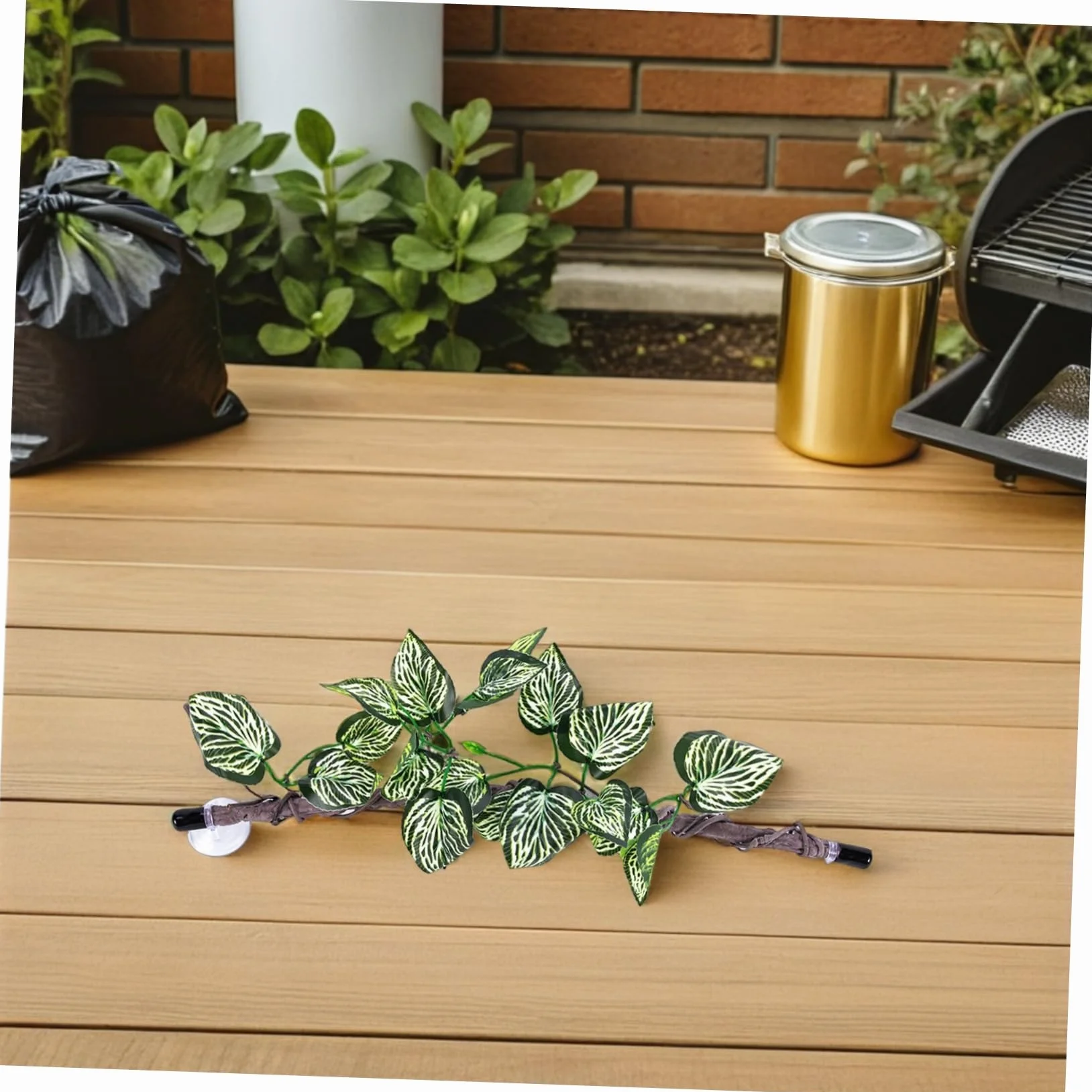 ORFOFE 2 Szt. Realistic Jungle Vines with Suction Cup for Reptile Tank Climbing Branches Flexible Terrarium Plant Decoration for Snakes Lizards Amphibians And Spiders