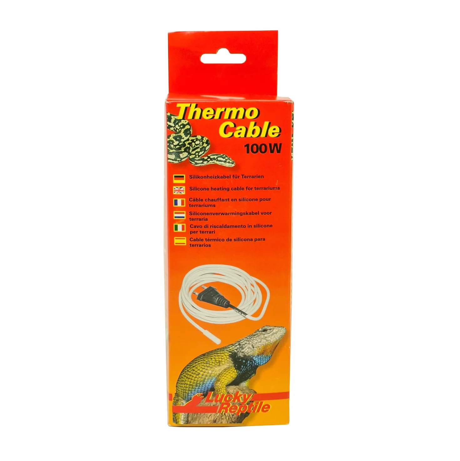 Lucky Reptile Thermo Cable Kabel grzewczy do terrariów 100 W 10 m Wodoszczelny silikonowy
