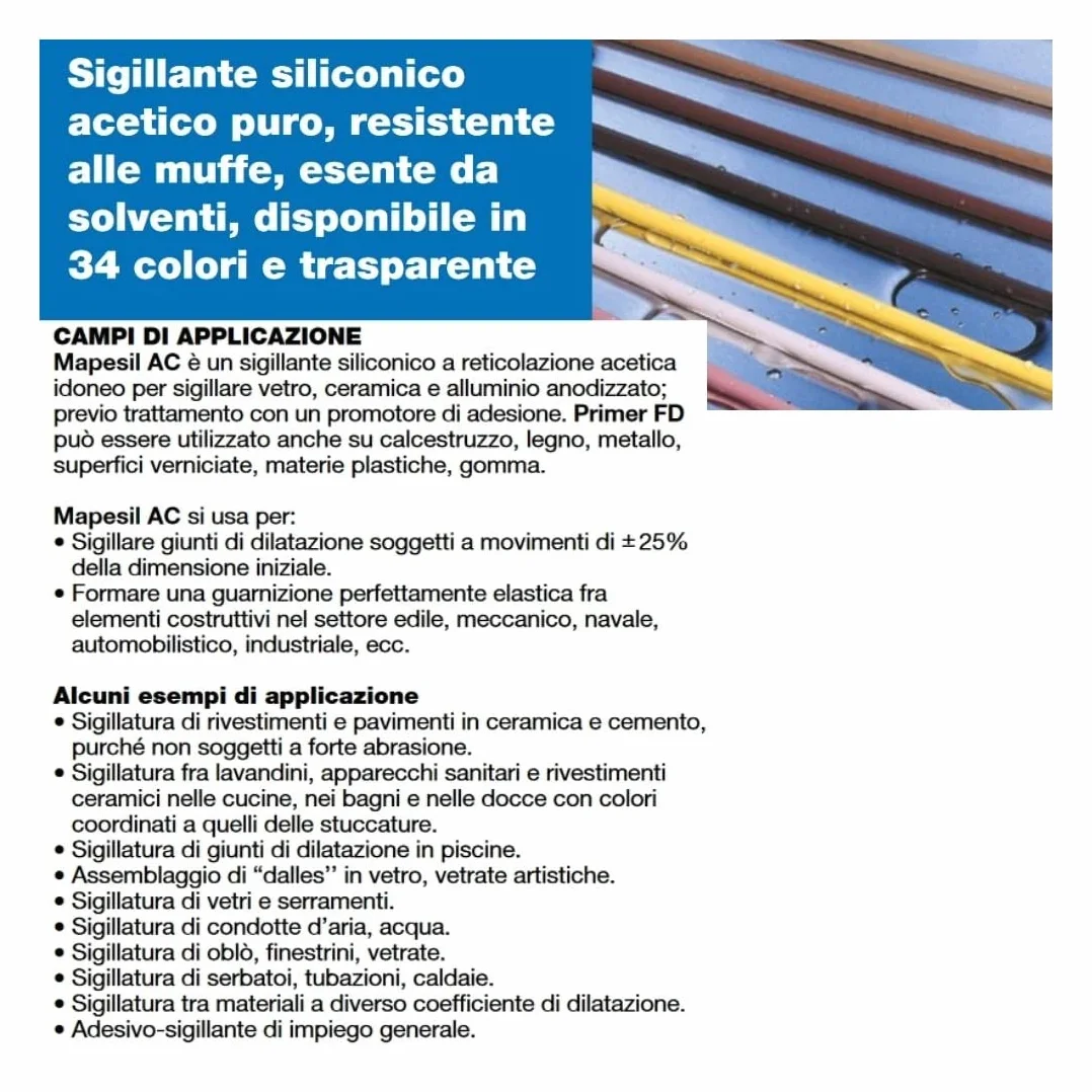 Silikon MAPEI Mapesil AC 310ml 174 tornado