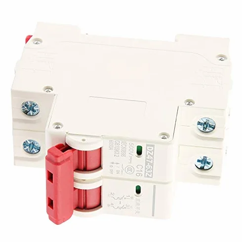 Wyłącznik miniaturowy 2P 16A DC 500V DZ47-63Z-2P fotowoltaiczny do paneli PV