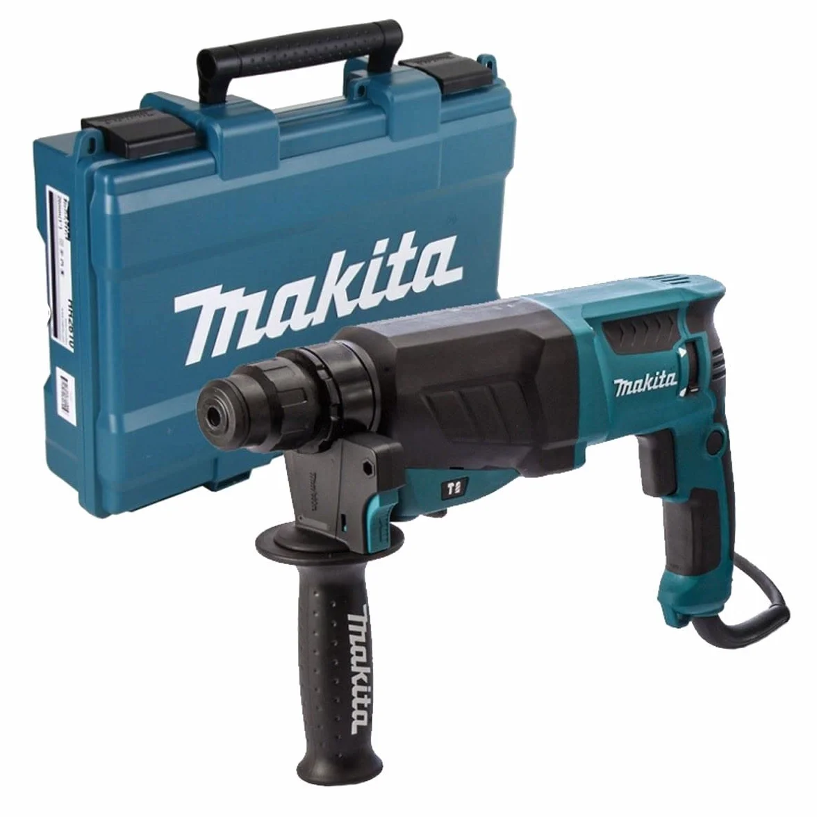 Makita HR2630/2 Wiertarka Udarowa, 800 W, 240 V, Niebieski/Czarny, 42.2 x 10.6 x 30.8 cm