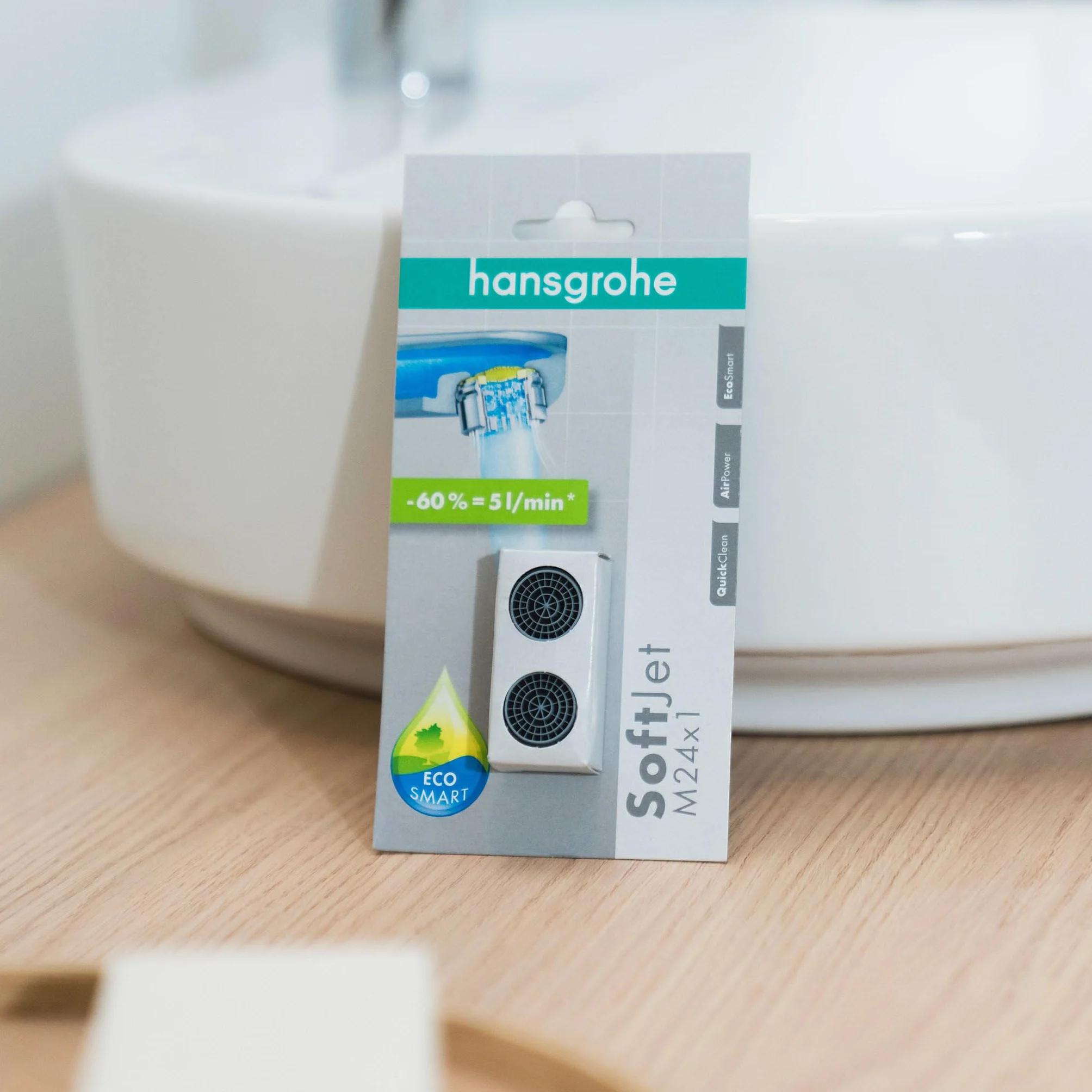 Hansgrohe Zestaw Perlatorów Umywalkowych, Szary/Srebrny, M24x1