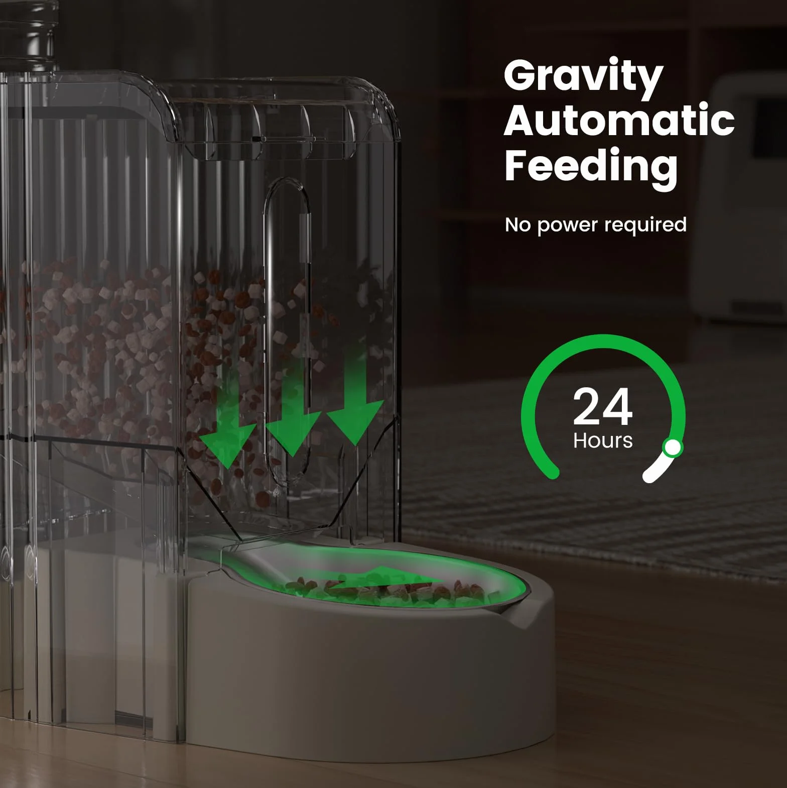 Gardner Pet Automatyczny karmnik dla kota i dozownik wody 2 w 1, 3 l x 2, miski dla kotów z miską ze stali nierdzewnej, dozownik wody grawitacyjnej, w 100% wolny od BPA, nie wymaga prądu, beżowy