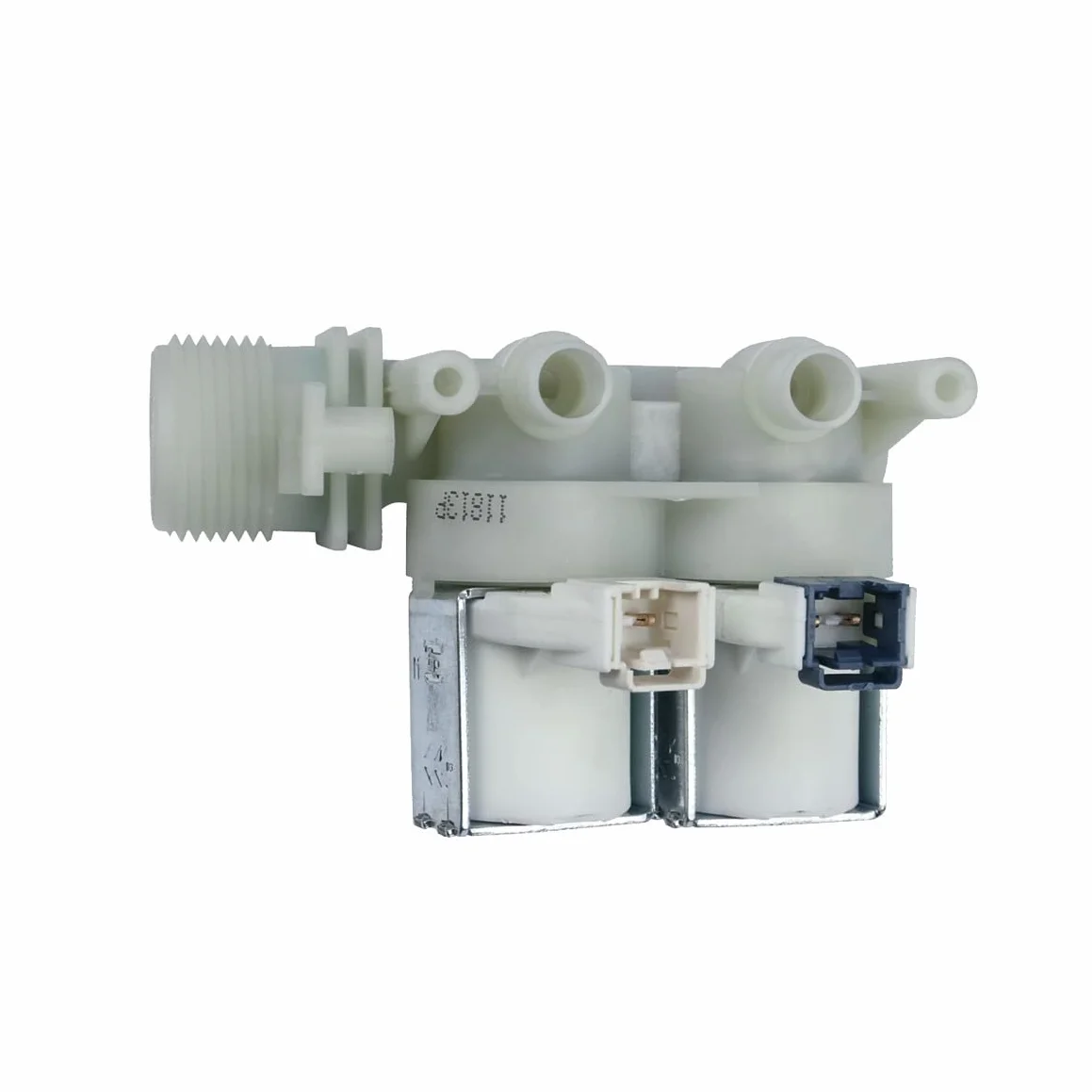 Zawór elektromagnetyczny zawór wlotowy zawór napełniający podwójny 180° 10,5 mm Ø pralka oryginalna Ariston Indesit Hotpoint Scholtès C00110333 Whirlpool Bauknecht 482000022813
